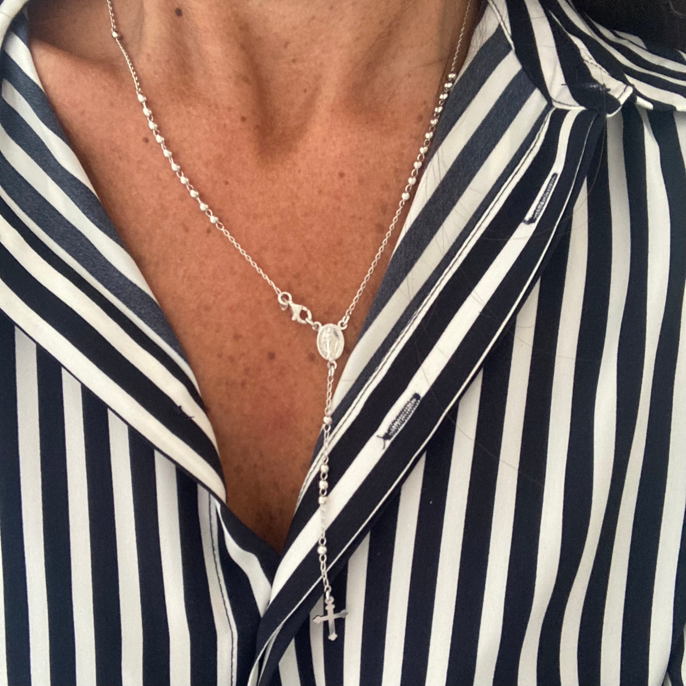 collana rosario in argento 925 di RabiosaJewels