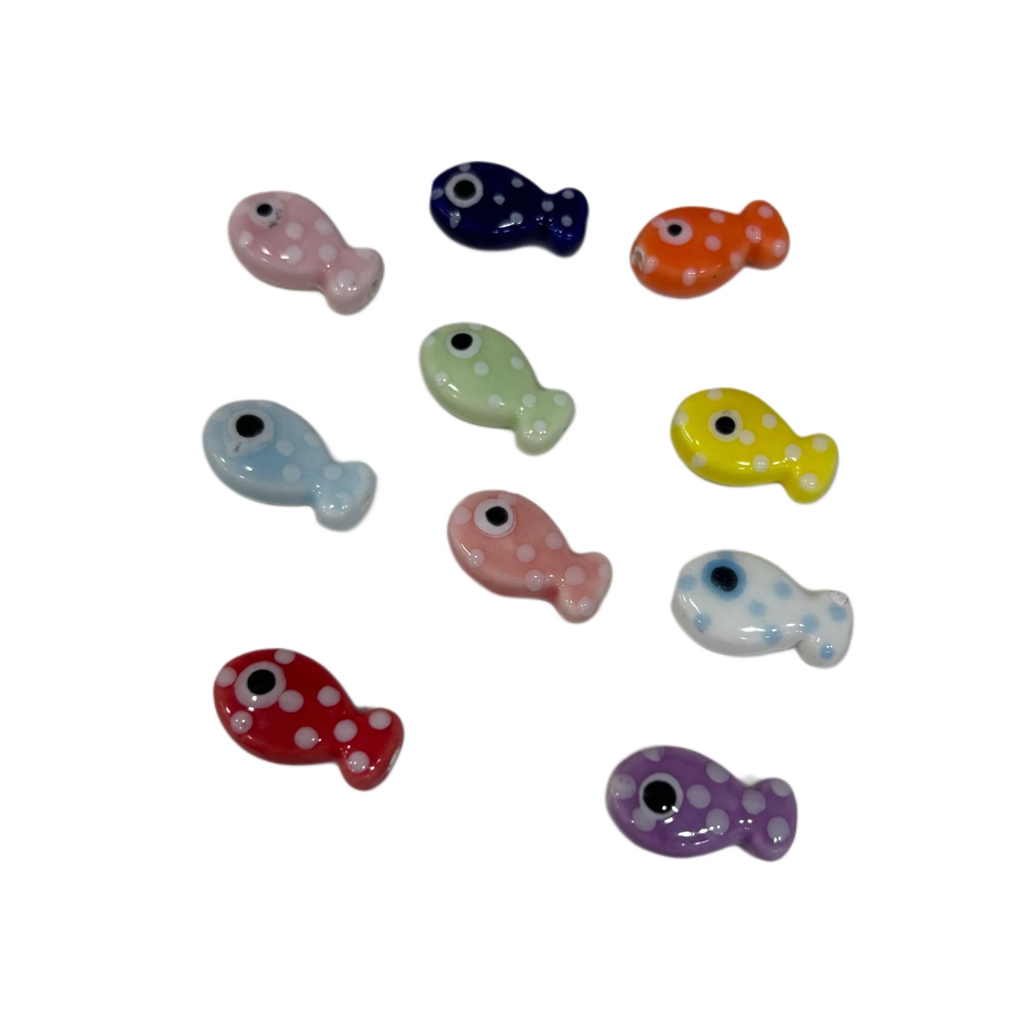 Ciondolo PESCE POIS CERAMICA