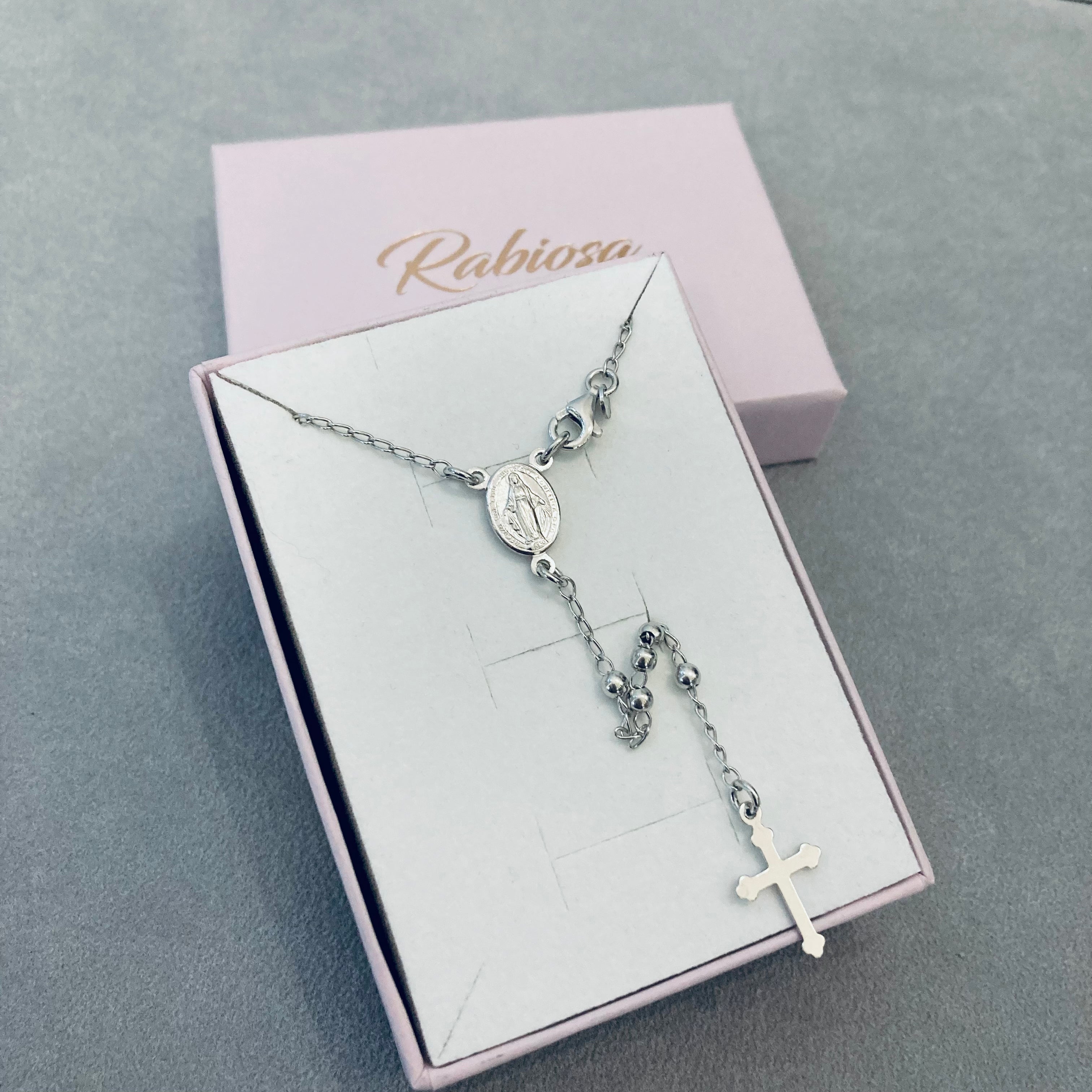 collana rosario in argento 925 di RabiosaJewels