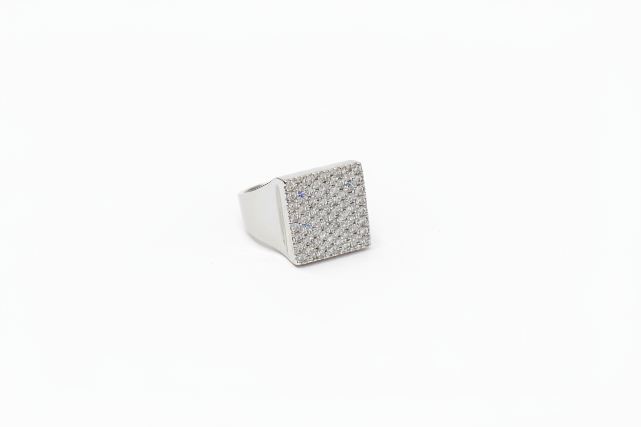 Chevalier QUADRATO PAVÉ DI ZIRCONI