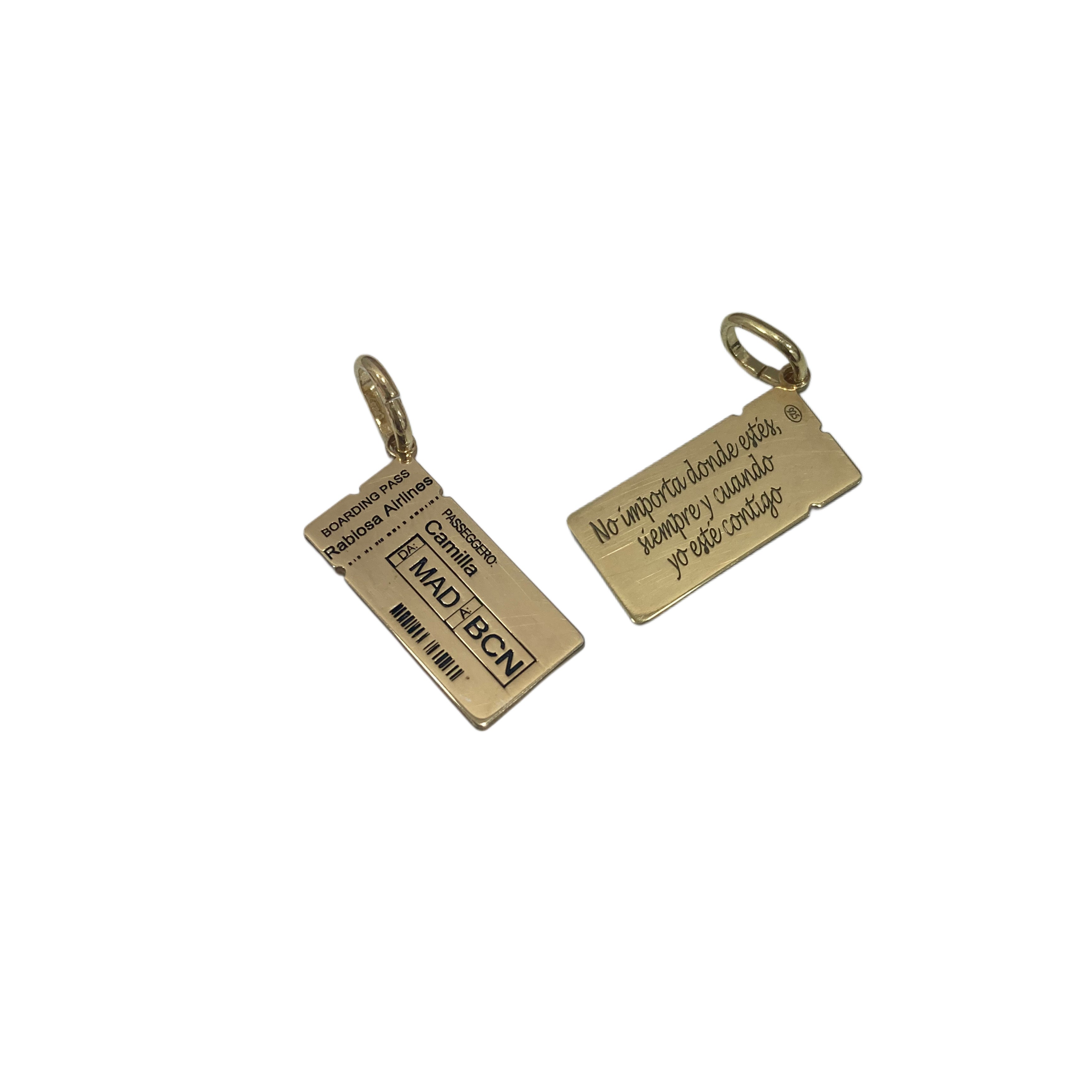 Ciondolo BIGLIETTO AEREO