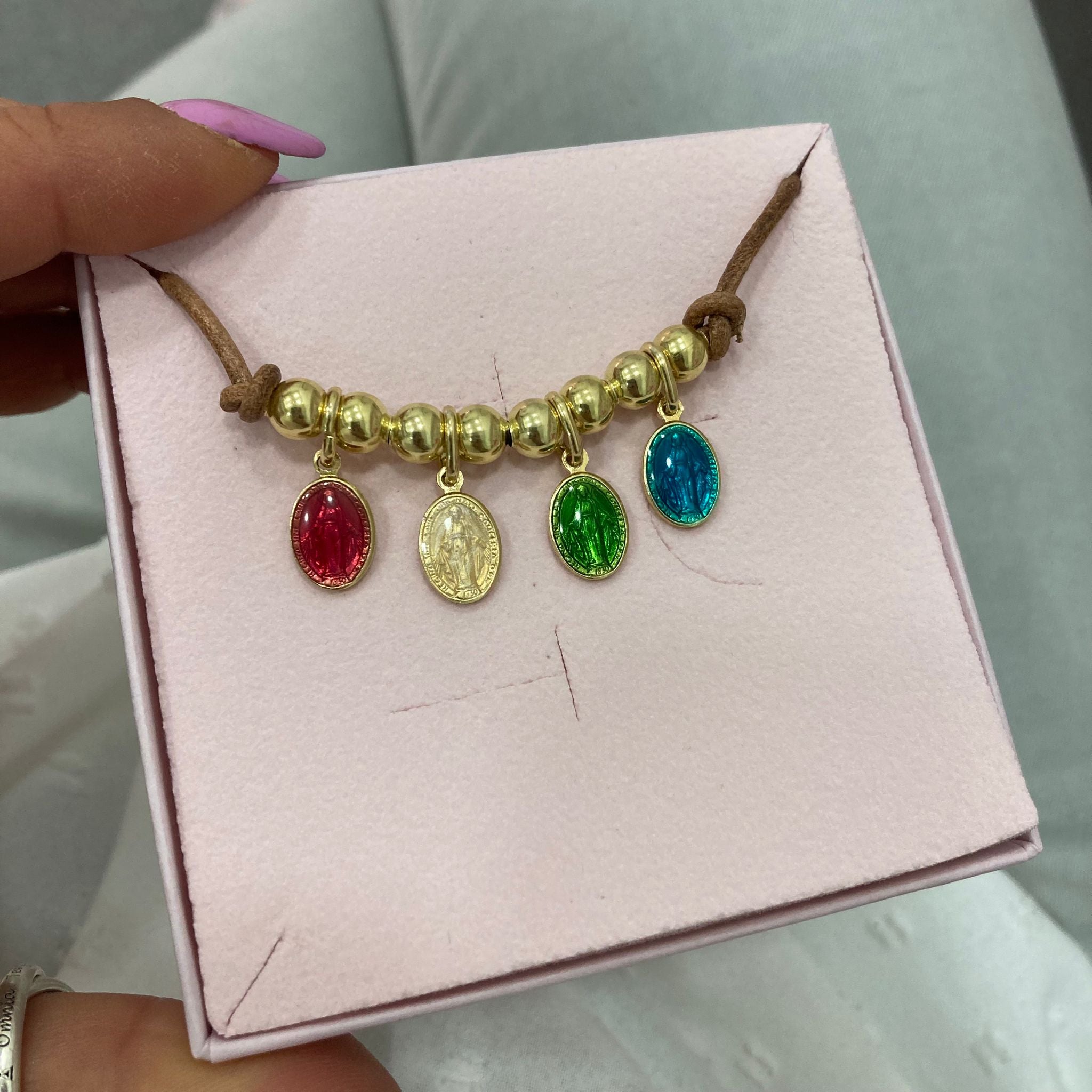 Collana MADONNINE COLORATE