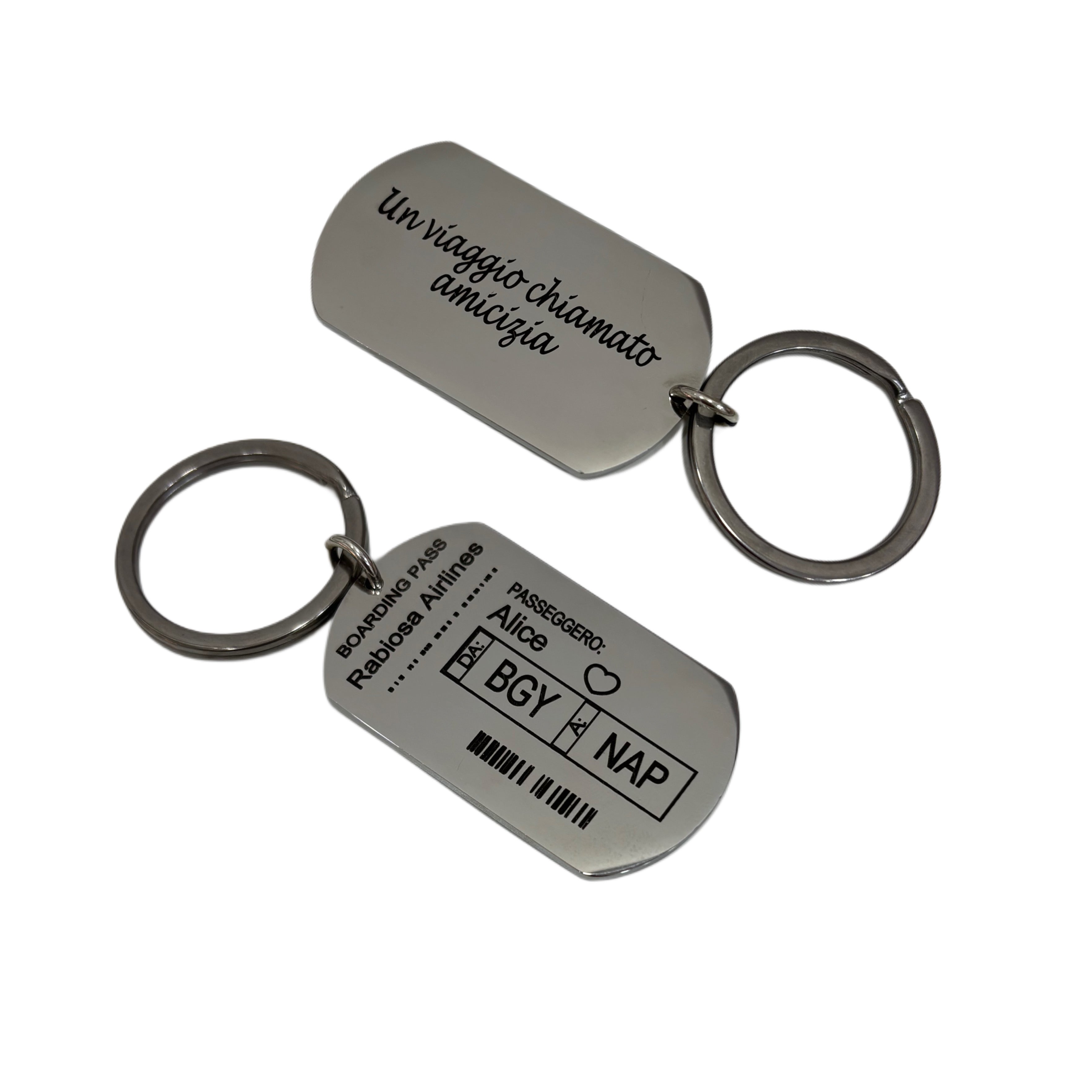 Portachiavi BIGLIETTO AEREO
