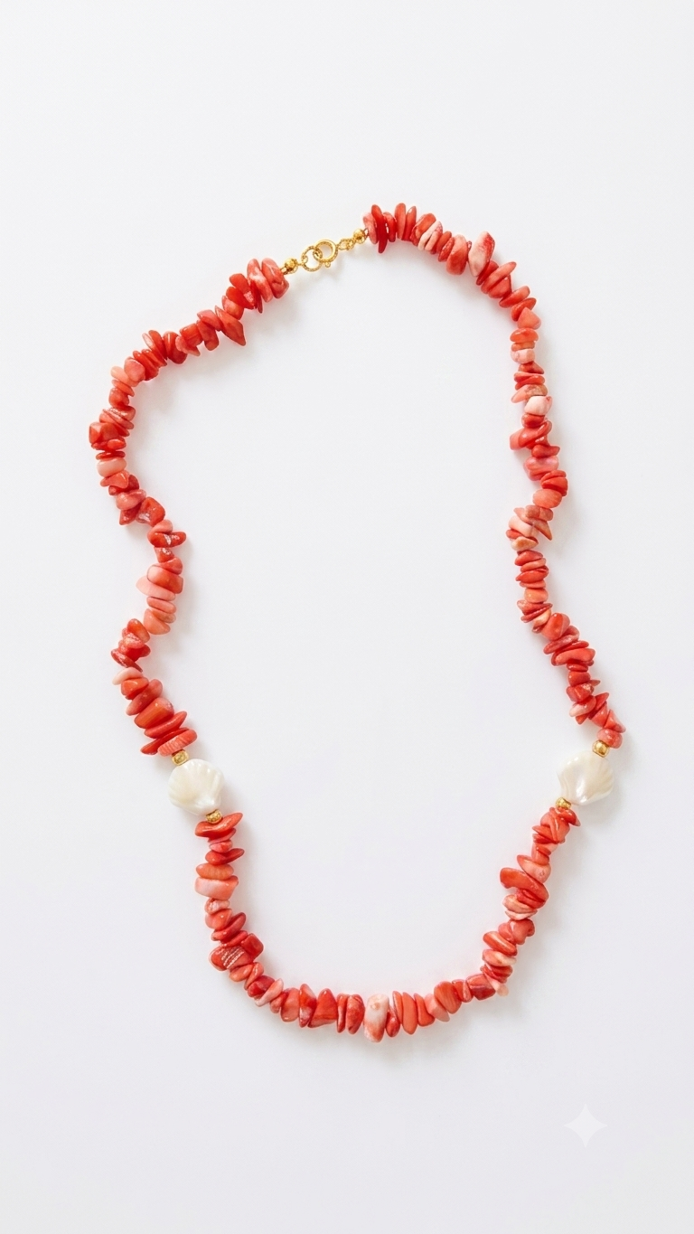 Collana CHIPS CORALLO