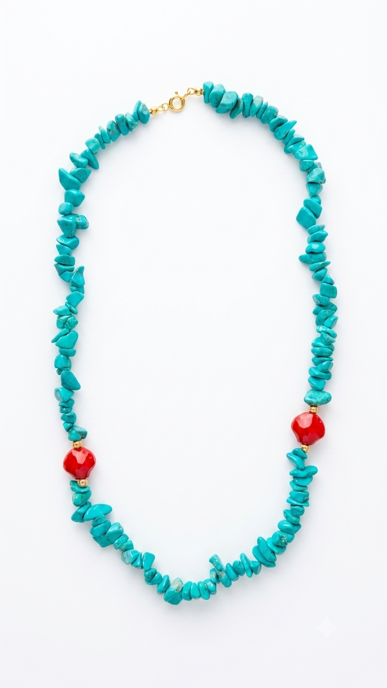 Collana CHIPS TURCHESE