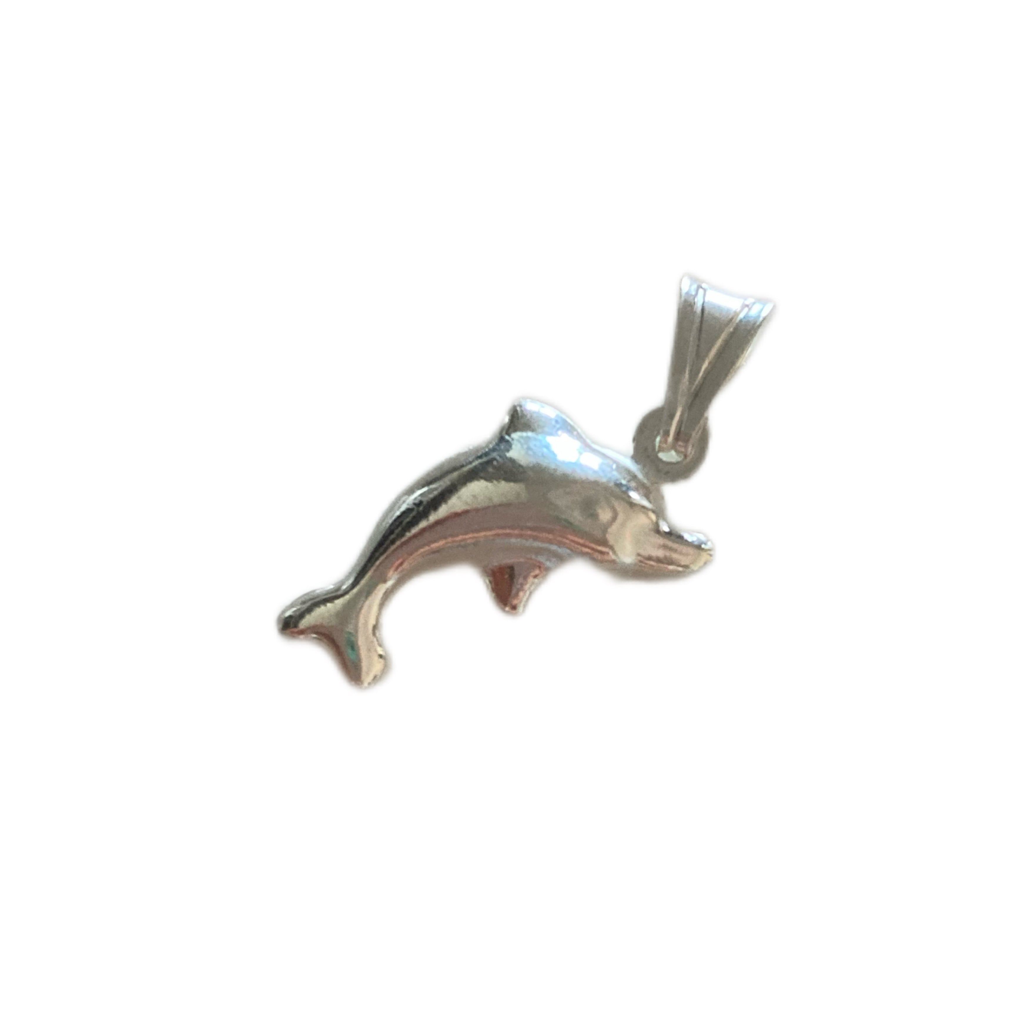 ciondolo delfino portafortuna in argento 925. RabiosaJewels