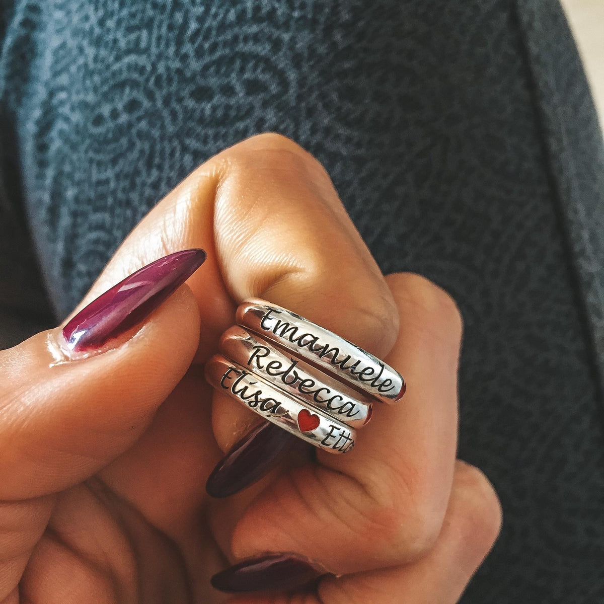 Fedine argento personalizzate online