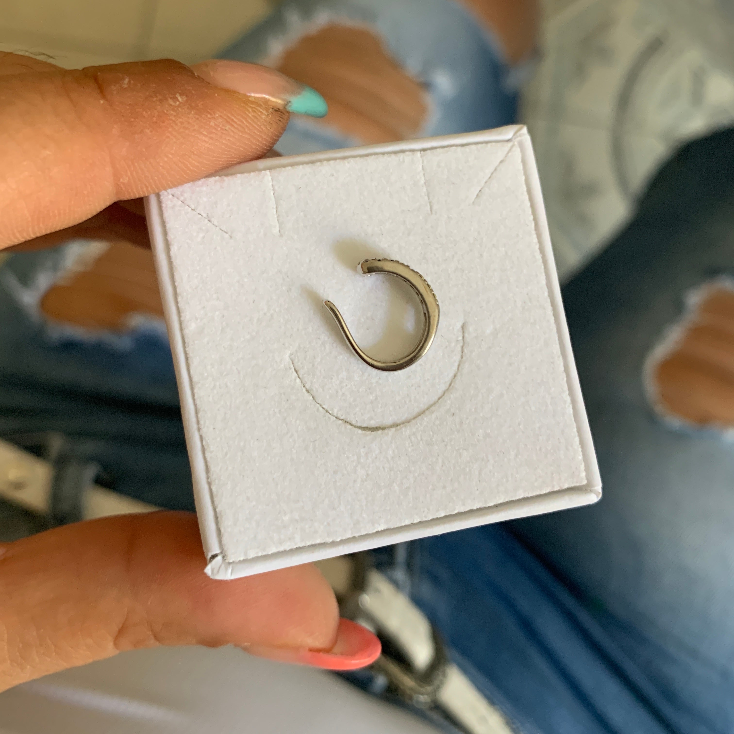 Earcuff ZIRCONI RAINBOW (4721316069439)