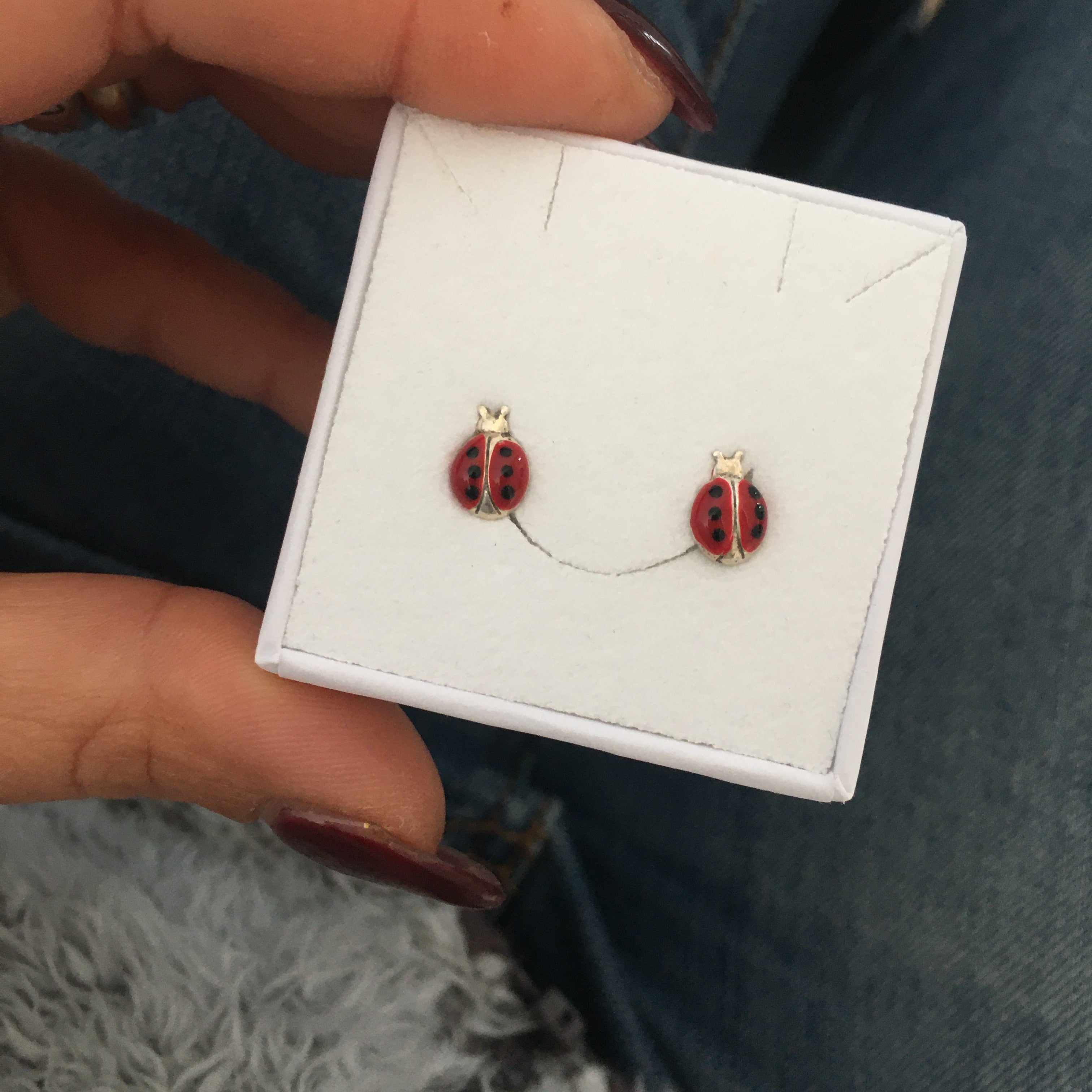 Orecchini MINI COCCINELLE (6088773271744)