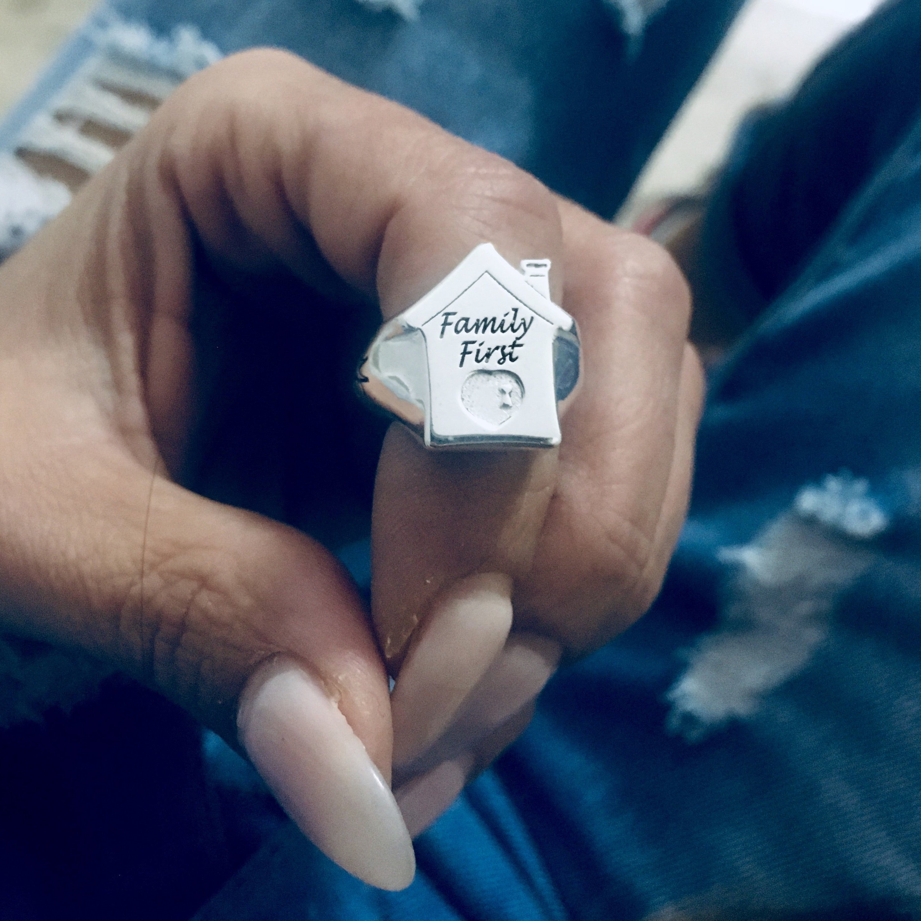 RabiosaJewels. chevalier my home in argento 925. personalizzato.