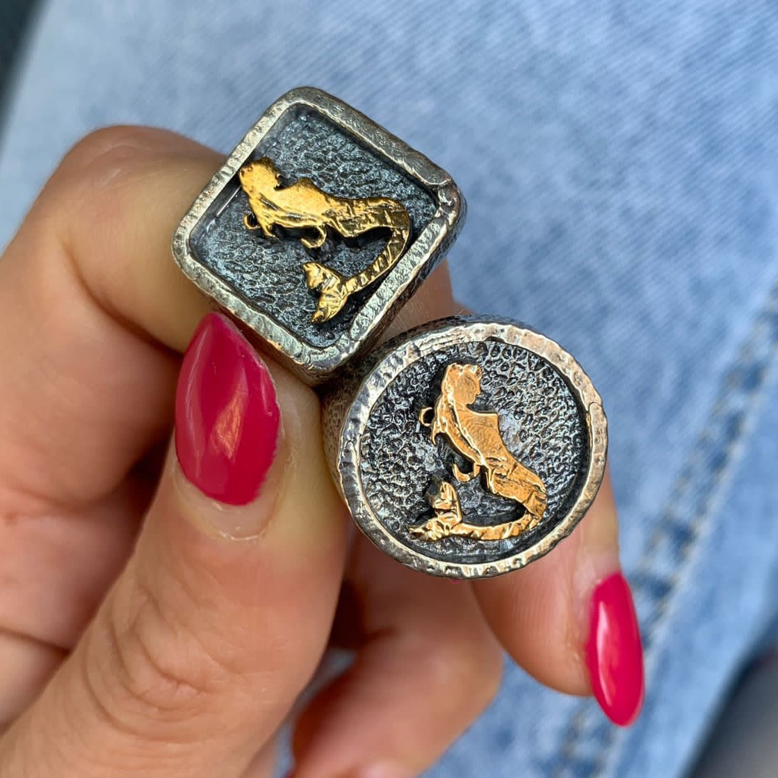 RabiosaJewels. Anello partenope. argento 925 regolabile