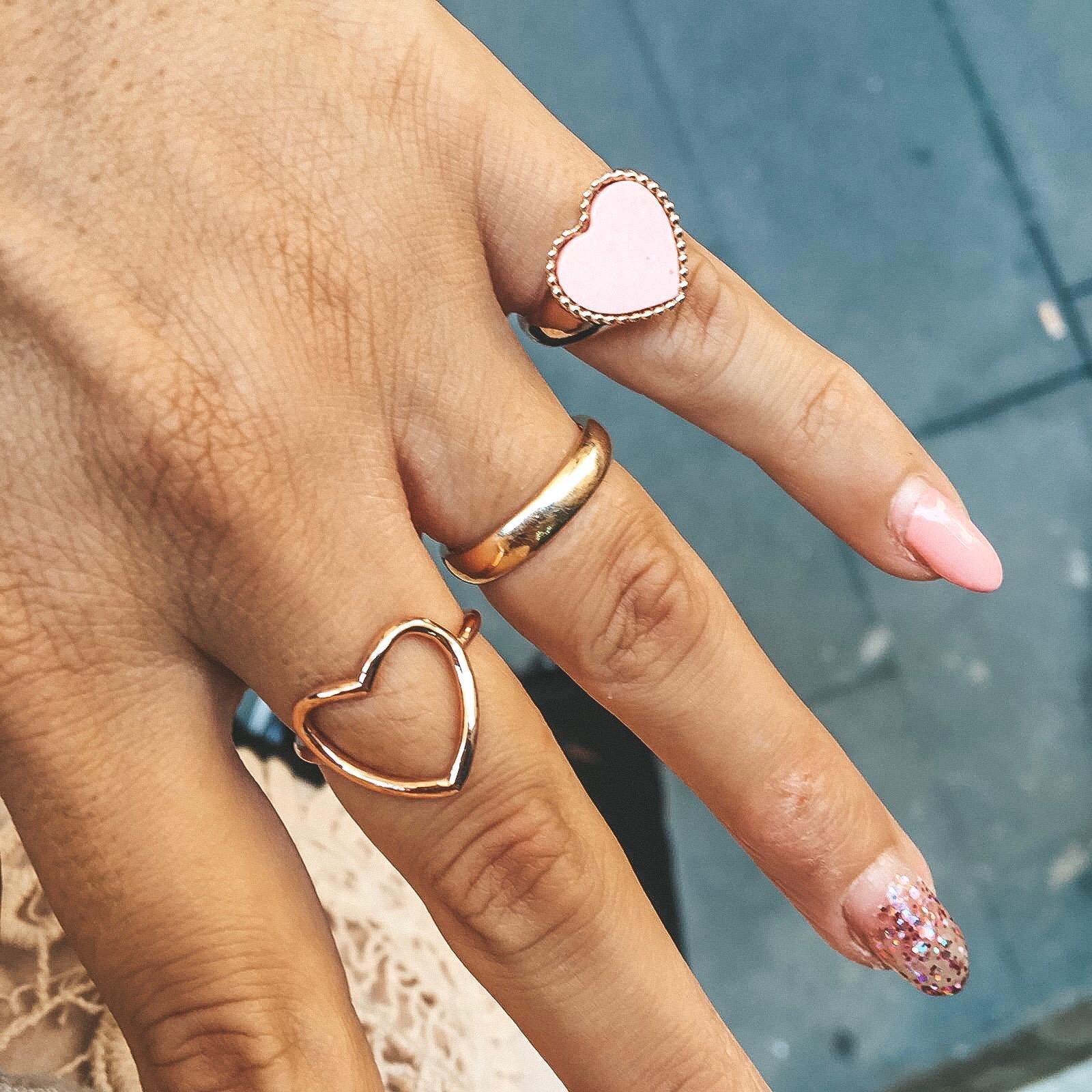 anello filocuore grande, gold. argento925 regolabile. RabiosaJewels (4369210802239)