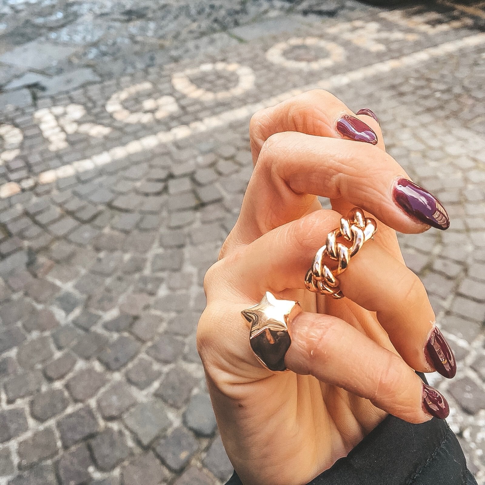 anelli rabiosajewels. anello groumetta. chavalier stella. argento925 rosè (4366681702463)