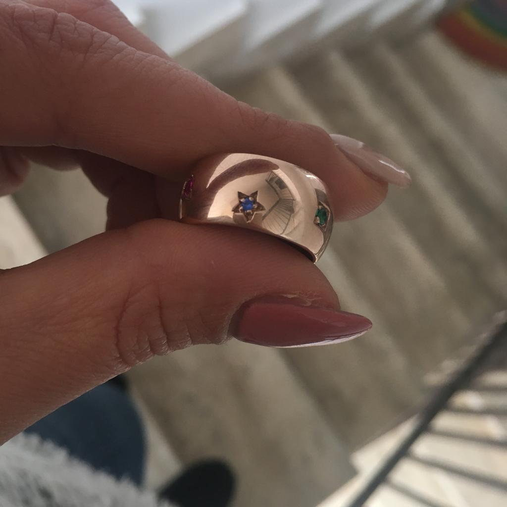 Anello FASCIA ZIRCONI