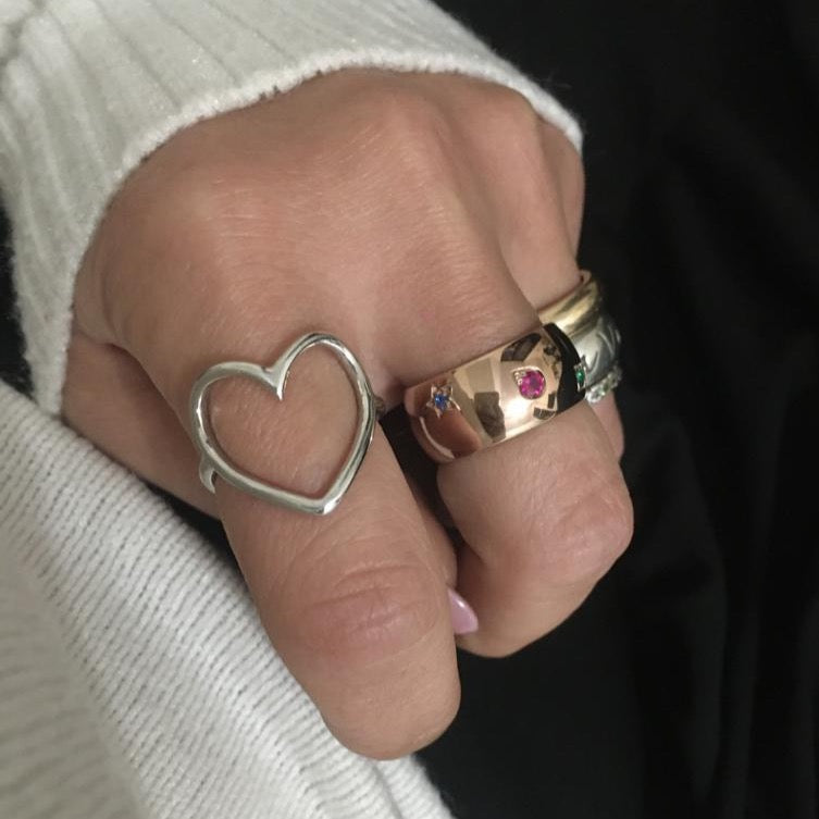 Anello FASCIA ZIRCONI