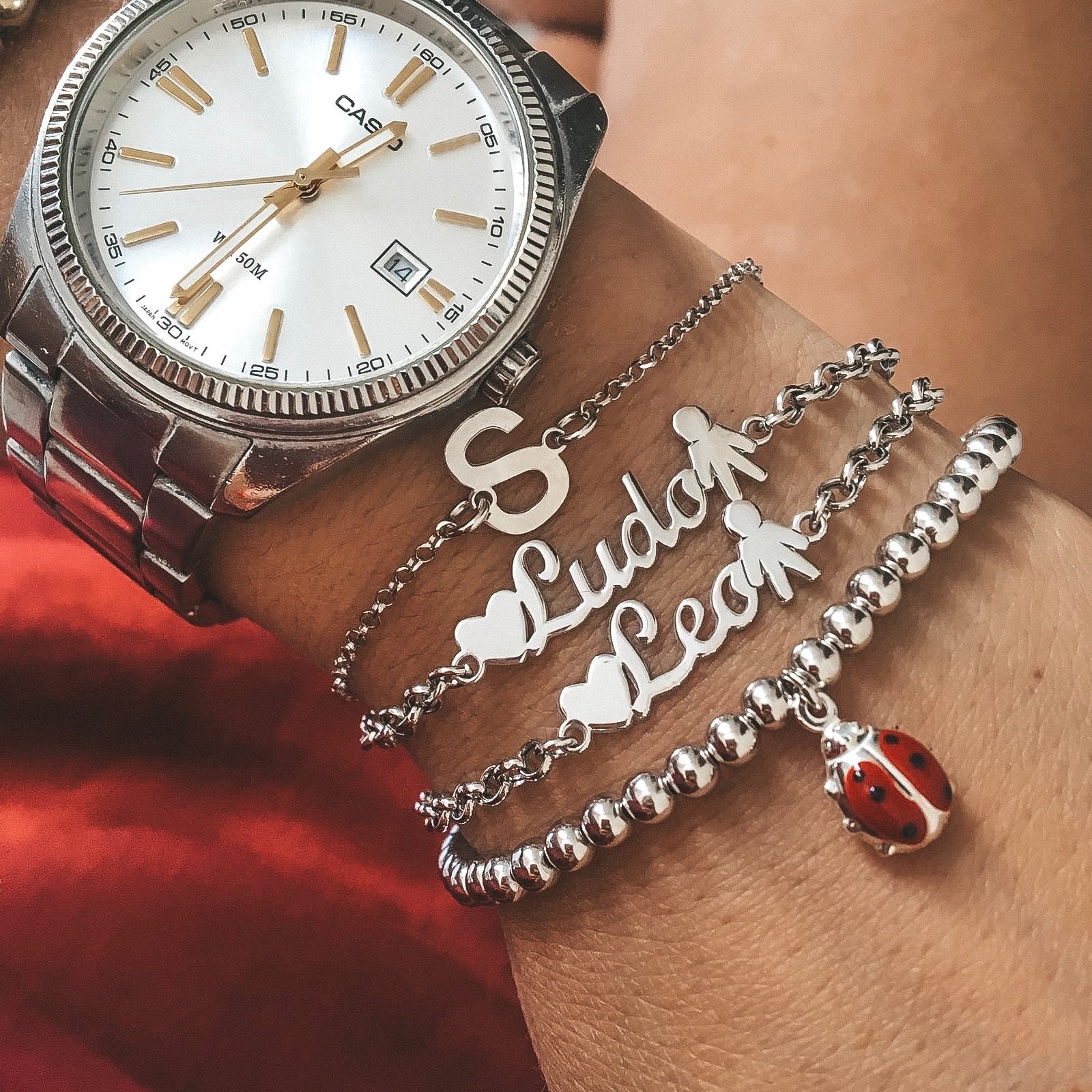 bracciale nome. argento 925. silver. bracciale personalizzato. rabiosajewels (4391200653375)