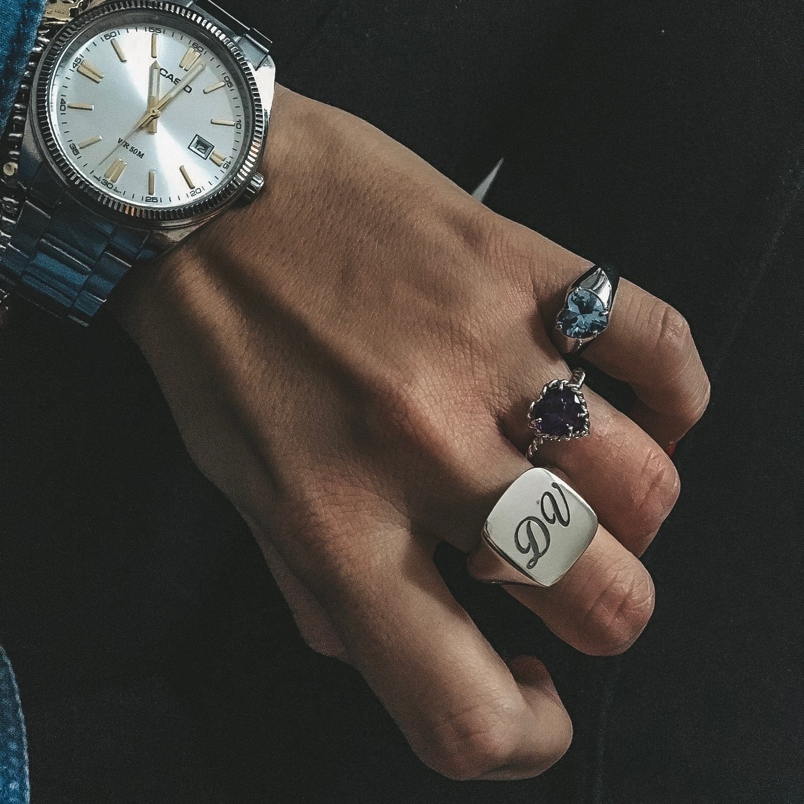 chevalier uomo da anulare regolabile in argento 925.rabiosajewels.anello uomo.anello scudo uomo.anello personalizzato uomo.gioielli uomo.men.uomo.incisioni iniziali