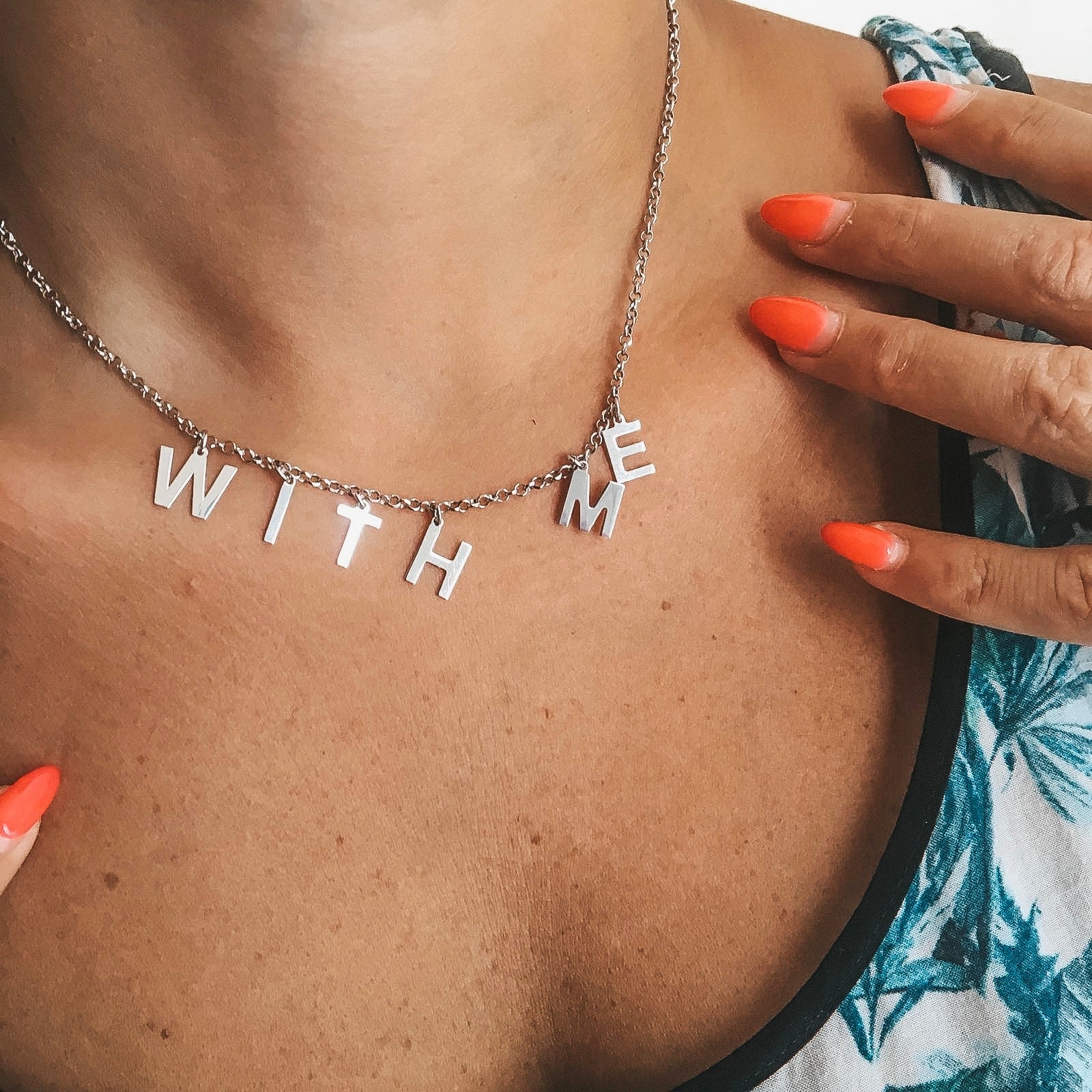 collana letterina con rollò. argento925. rabiosajewels (4379837333567)