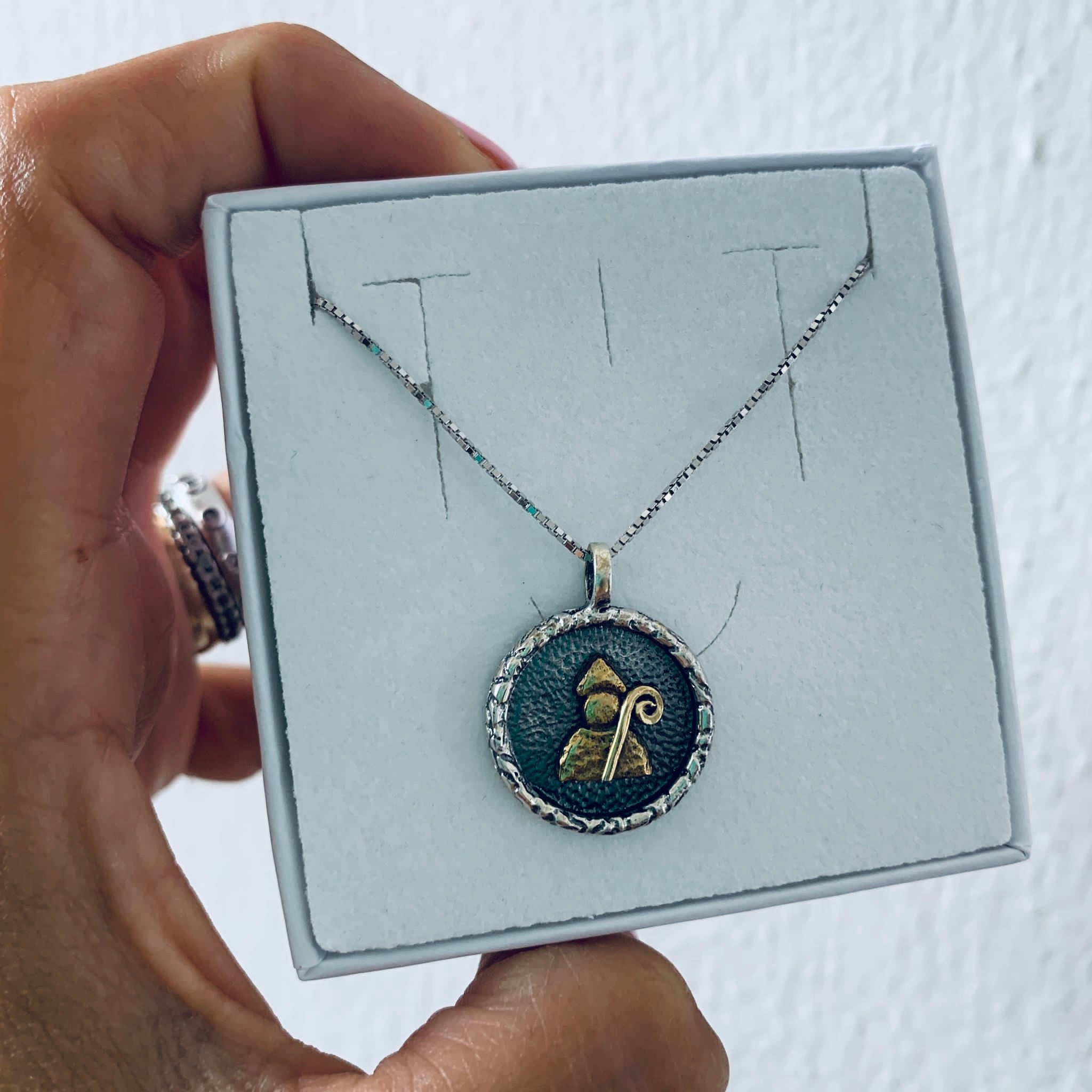 collana San Gennaro in argento 925 . San Gennaro Napoli. RabiosaJewels