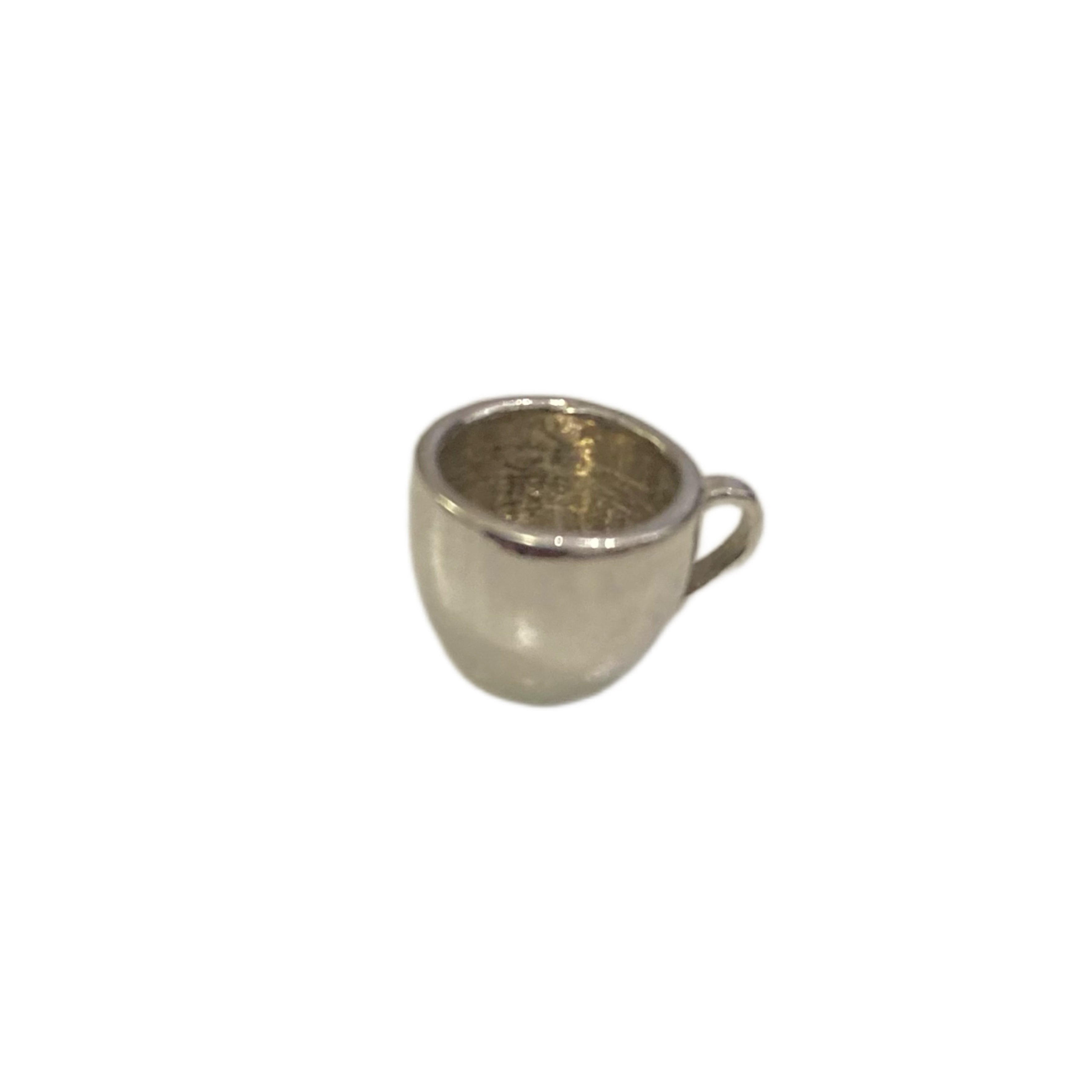 ciondolo tazzina del caffè in argento 925 di RabiosaJewels