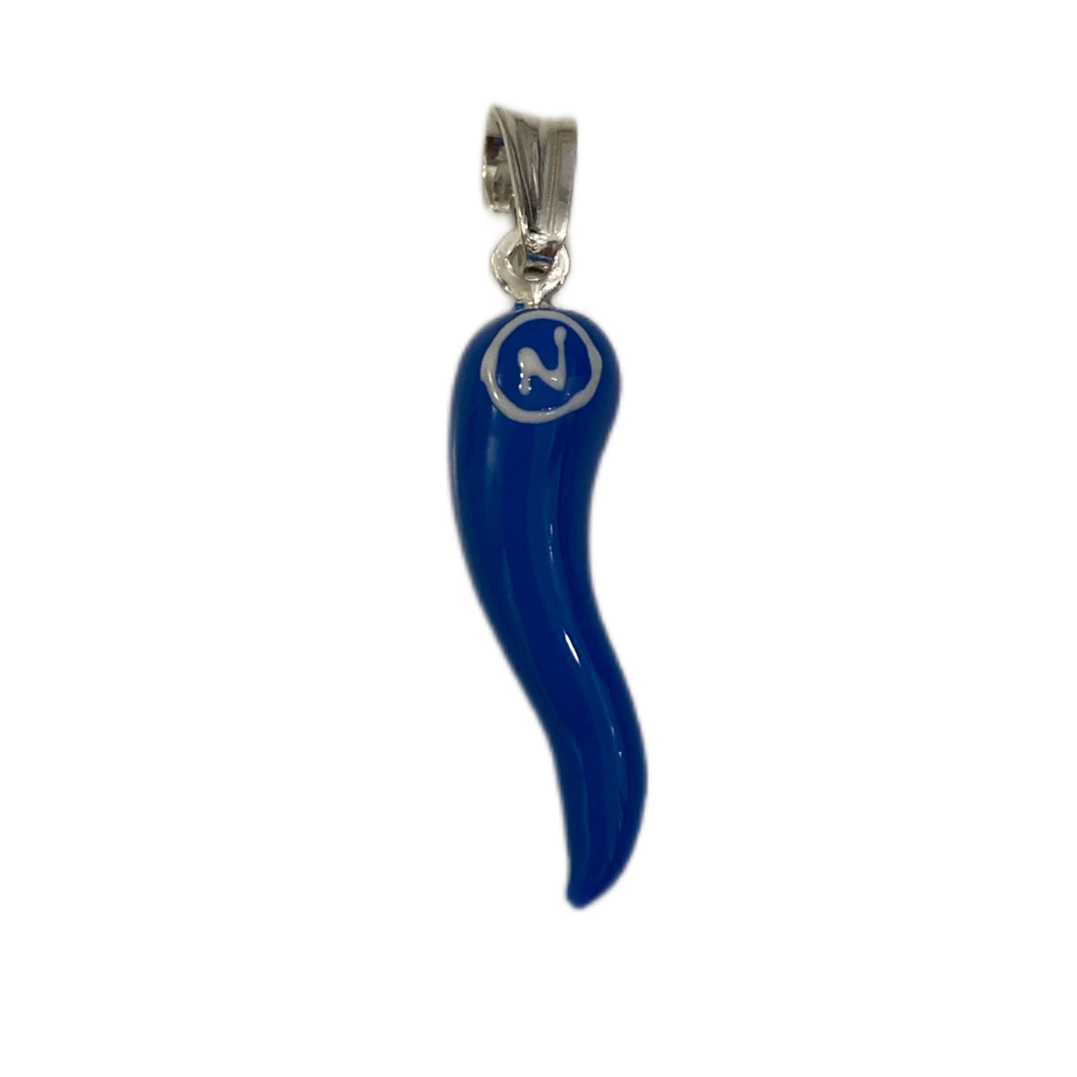 ciondolo corno forza napoli in argento 925. RabiosaJewels