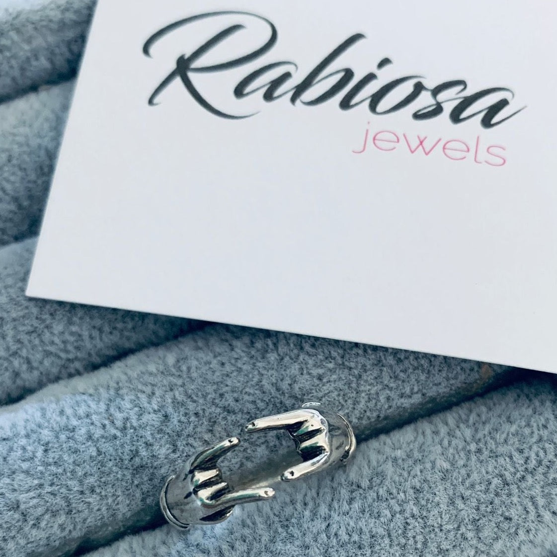 anello corna in argento 925. rabiosajewels