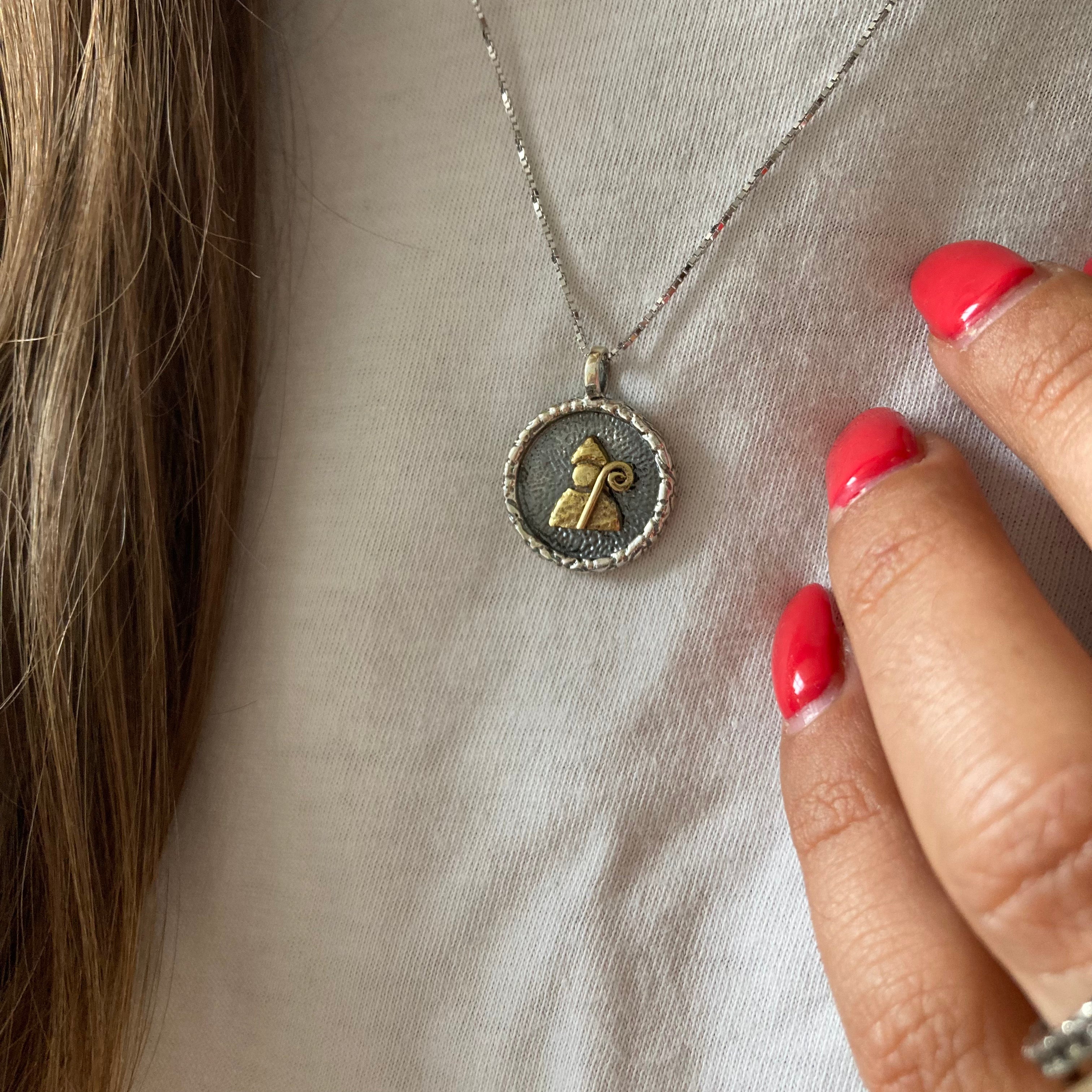 collana San Gennaro in argento 925 . San Gennaro Napoli. RabiosaJewels