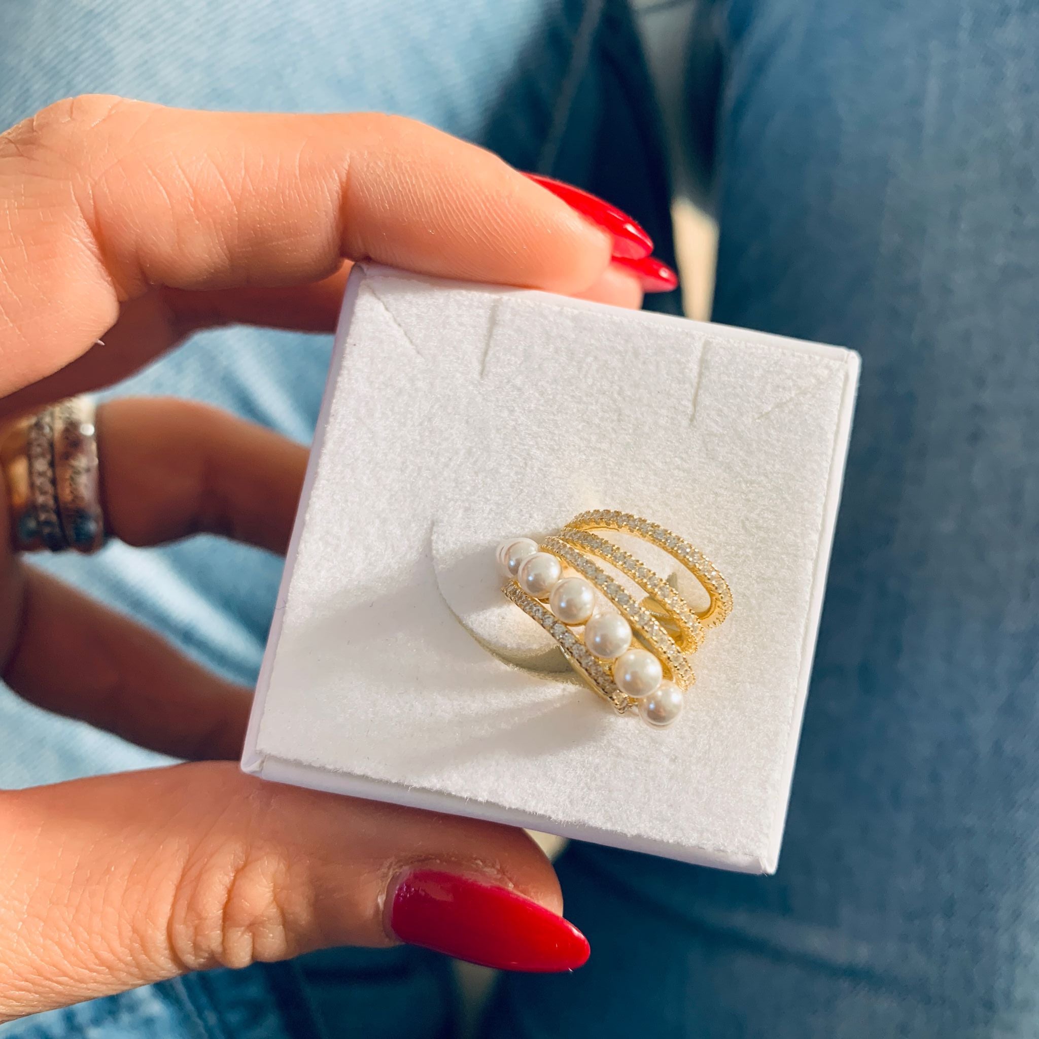 Earcuff PERLE e ZIRCONI