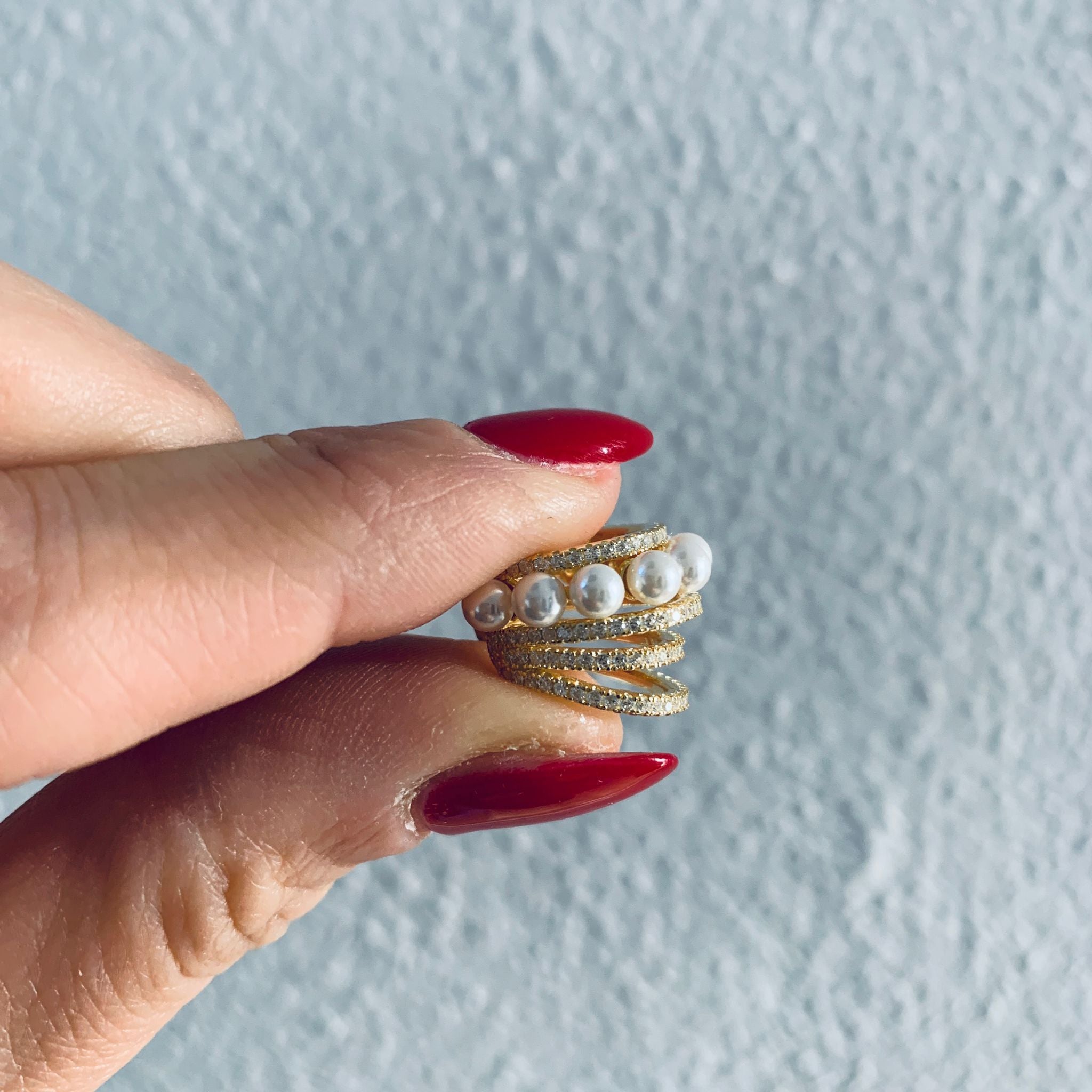 Earcuff PERLE e ZIRCONI