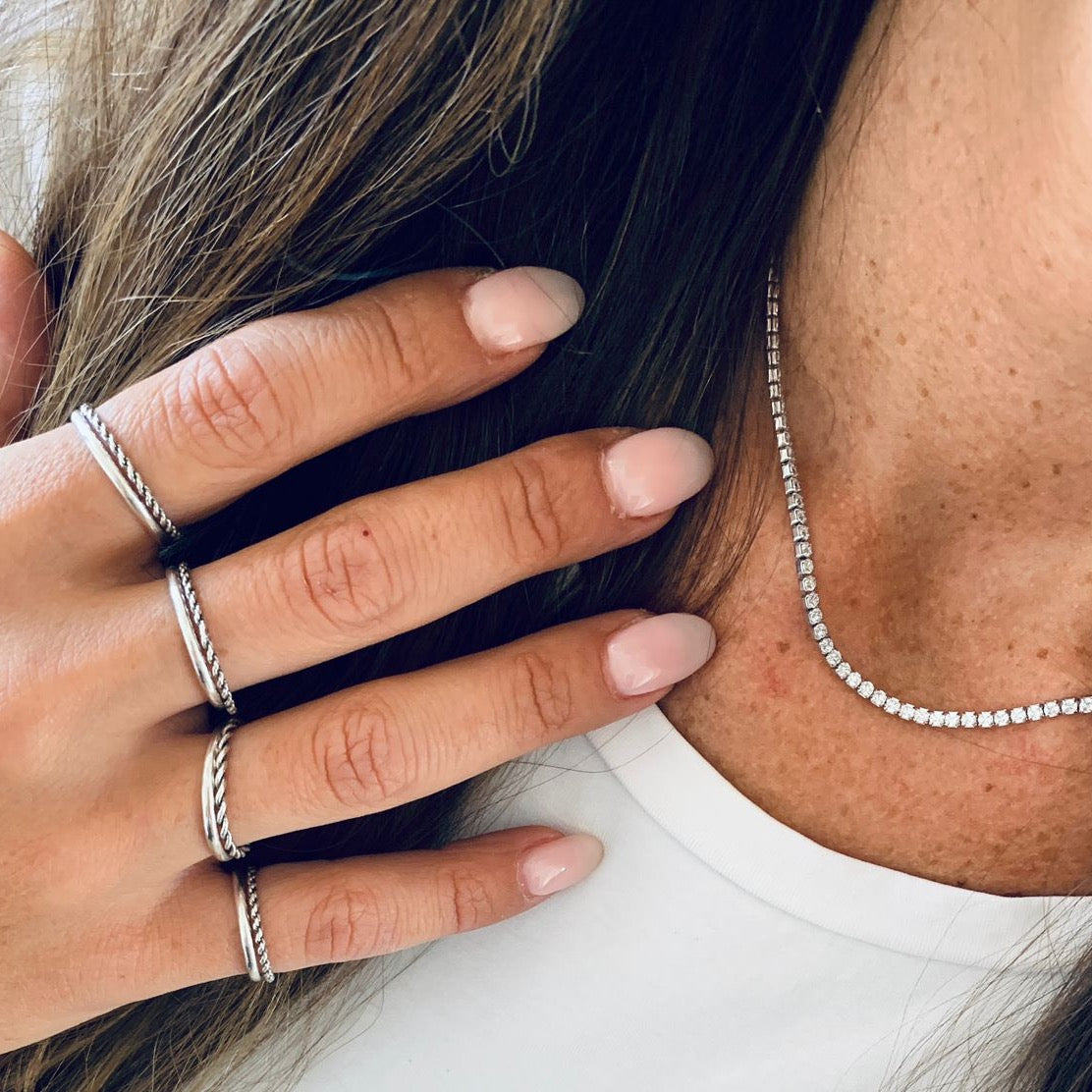 choker tennis in argento 925 di RabiosaJewels