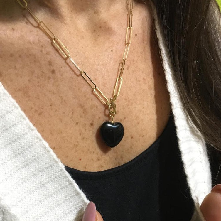 Collana CUORE ONICE (6153125429440)