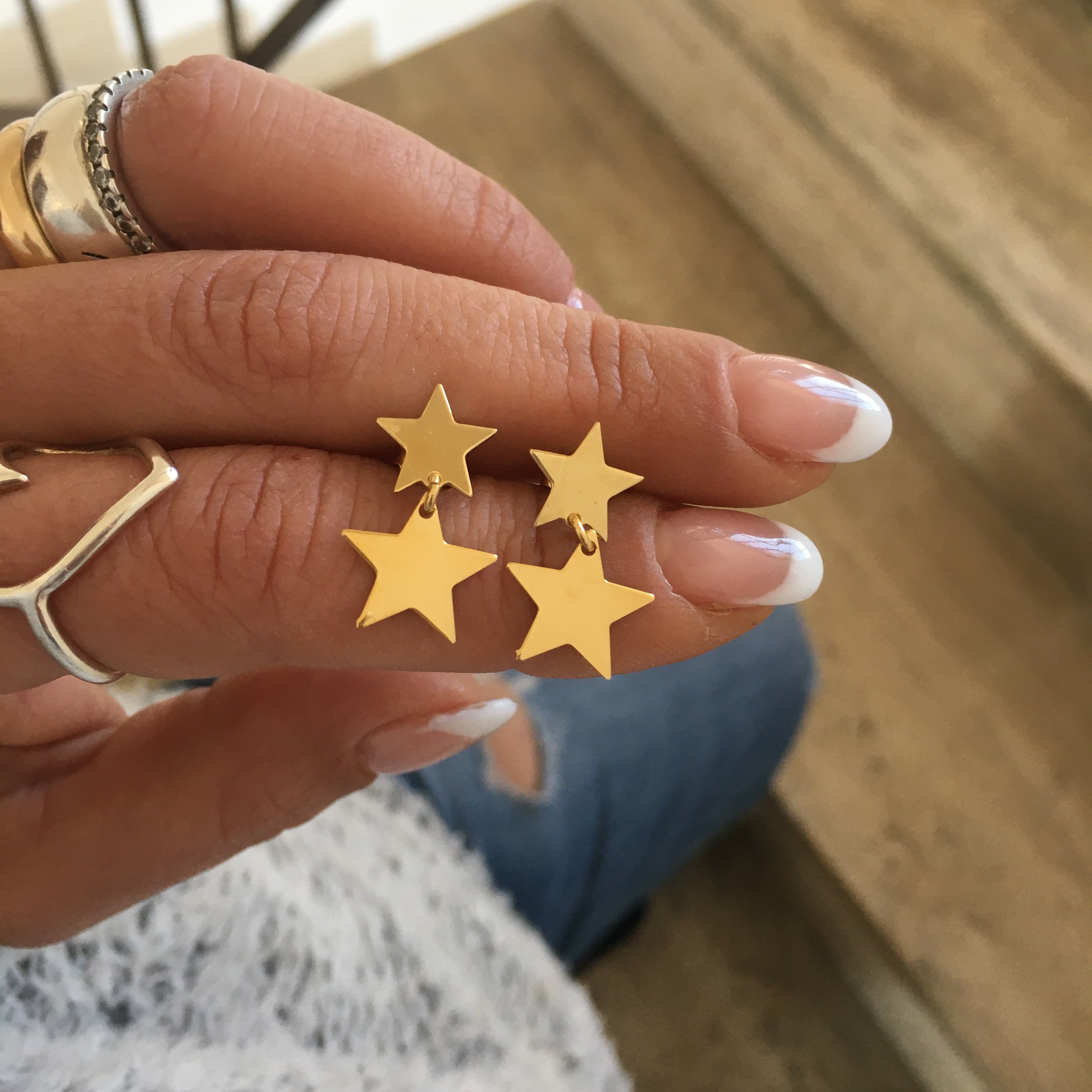 Orecchini DOPPIA STELLA