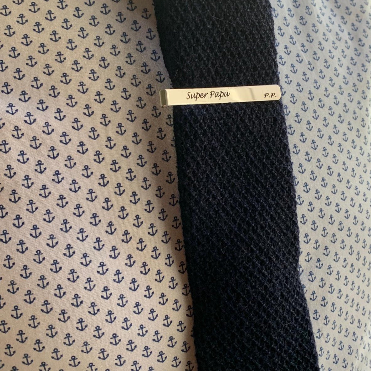 rabiosajewels. fermacravatta in argento 925. personalizzato.