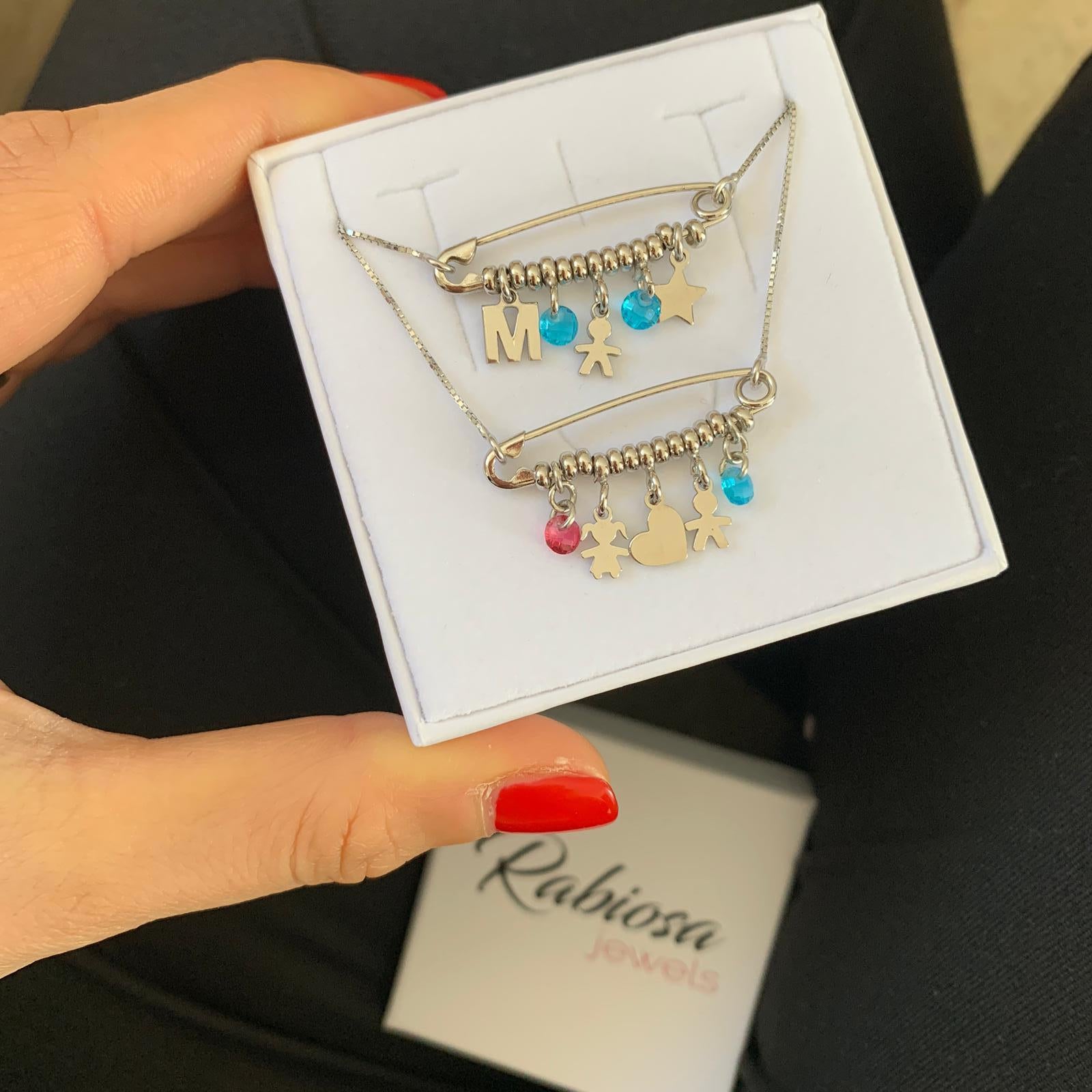 rabiosajewels.collana balia.argento 925. collana per mamme.silver