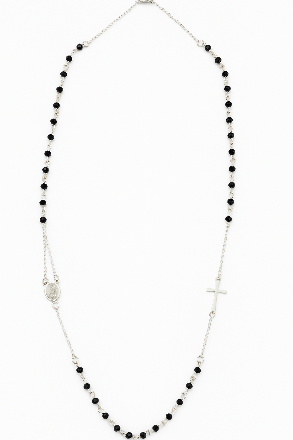 Collana ROSARIO ACCIAIO