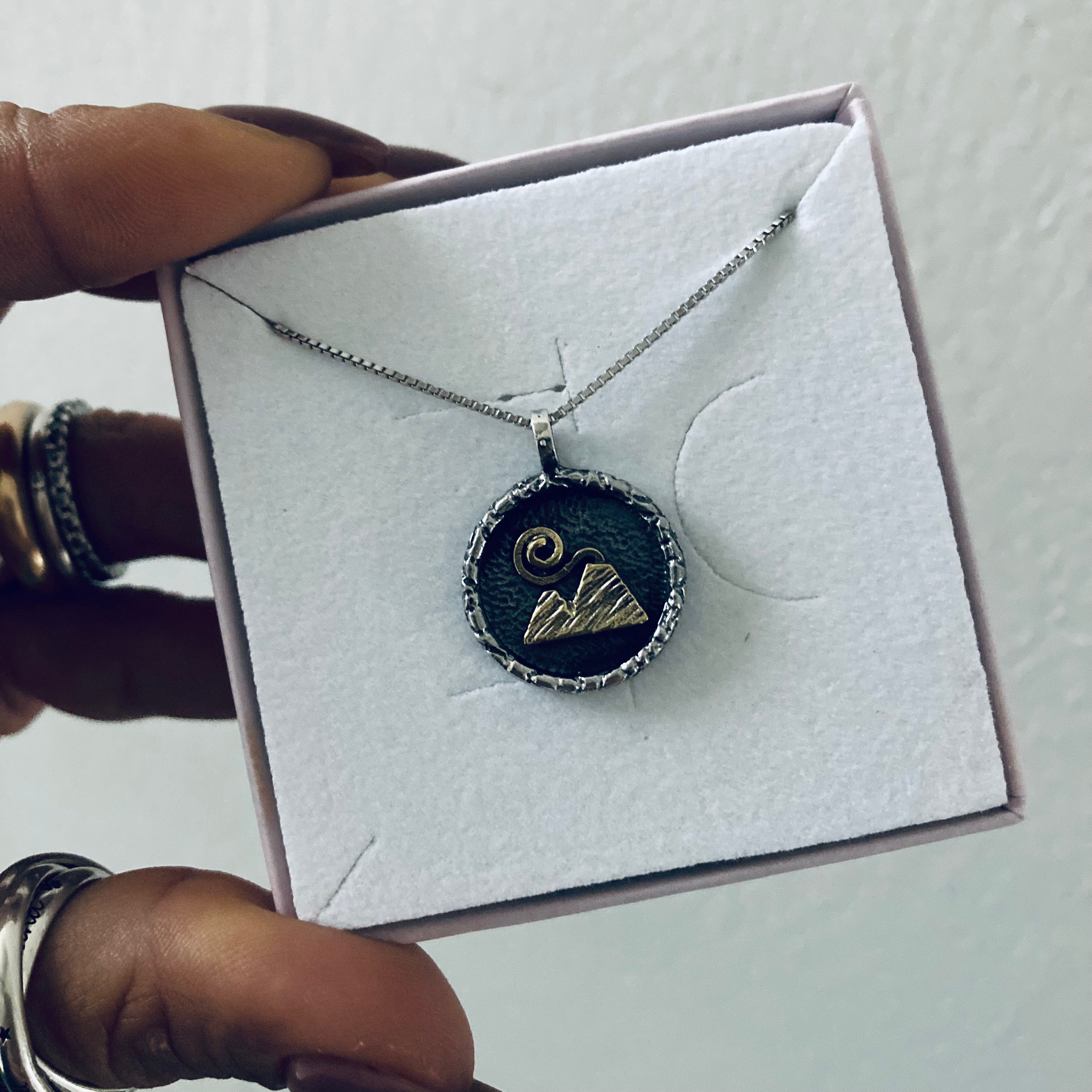 collana vesuvio in argento 925. RabiosaJewels 