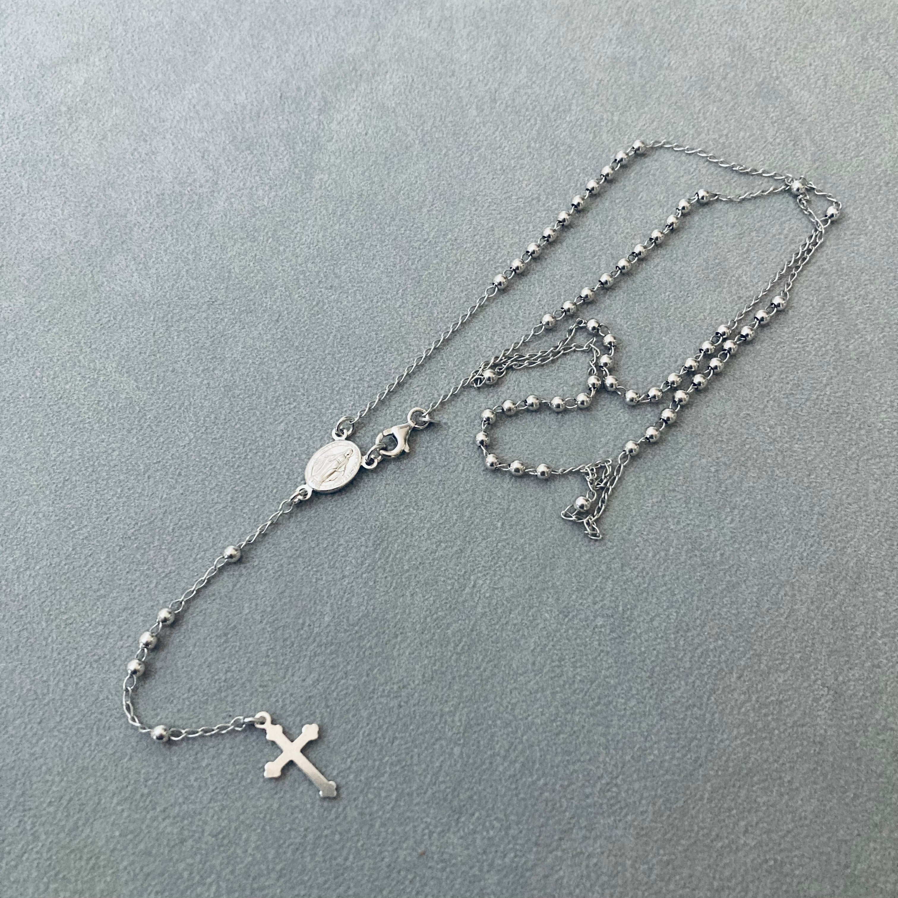 collana rosario in argento 925 di RabiosaJewels