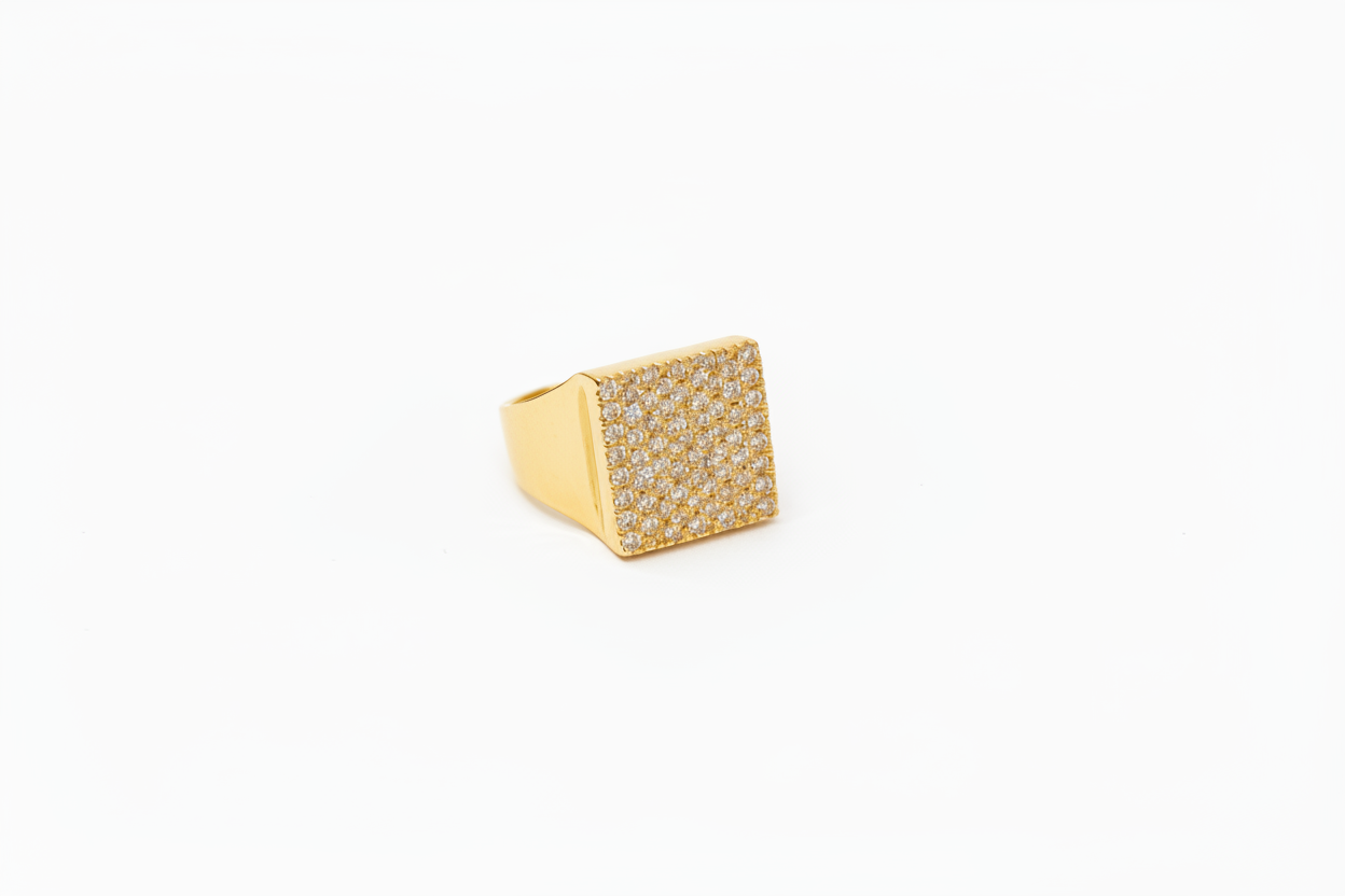 Chevalier QUADRATO PAVÉ DI ZIRCONI
