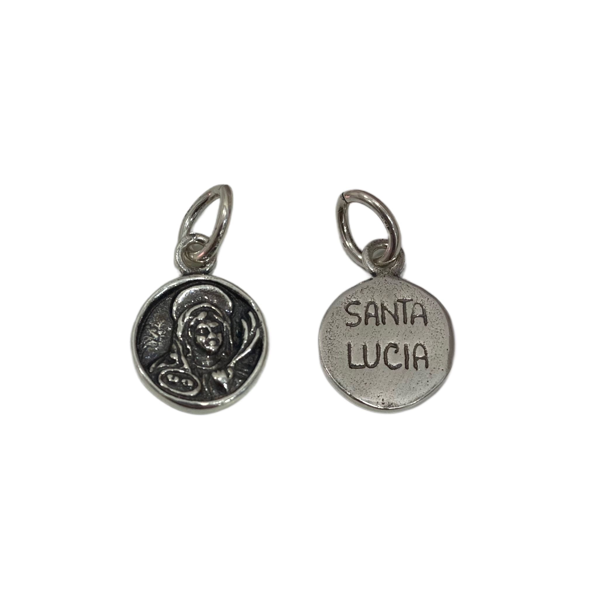 Ciondolo MEDAGLIA SANTA LUCIA