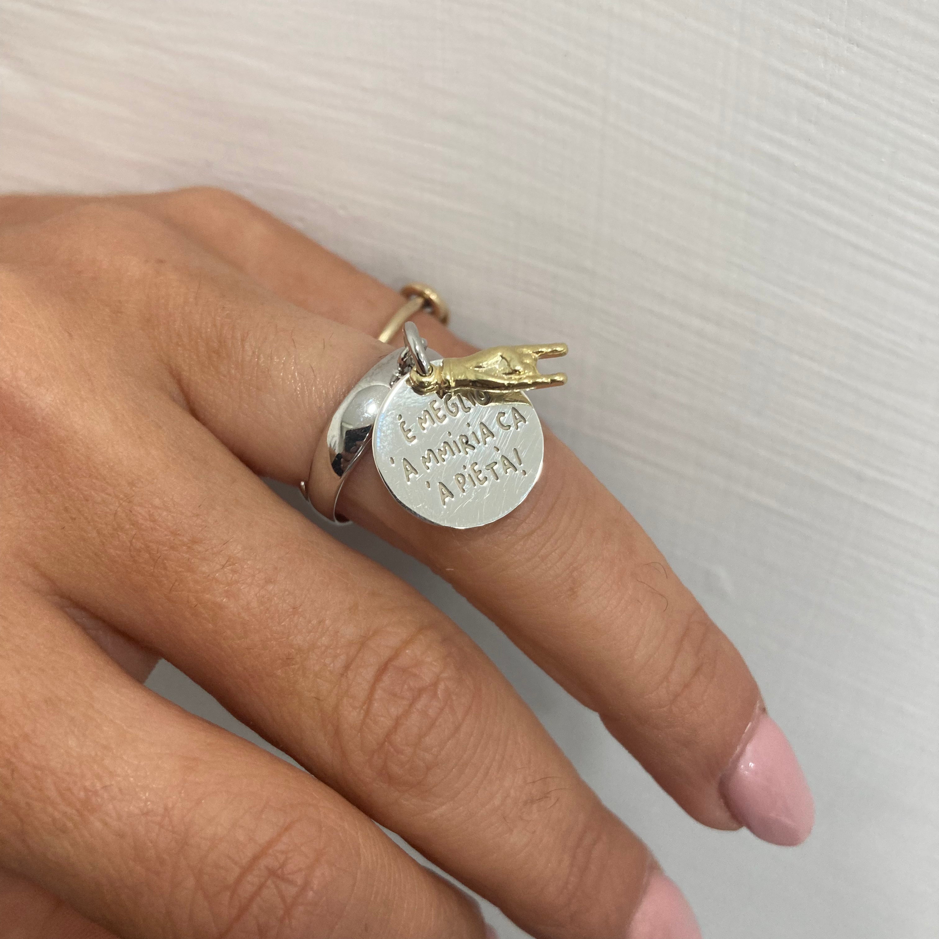 Anello FRASE NAPOLI