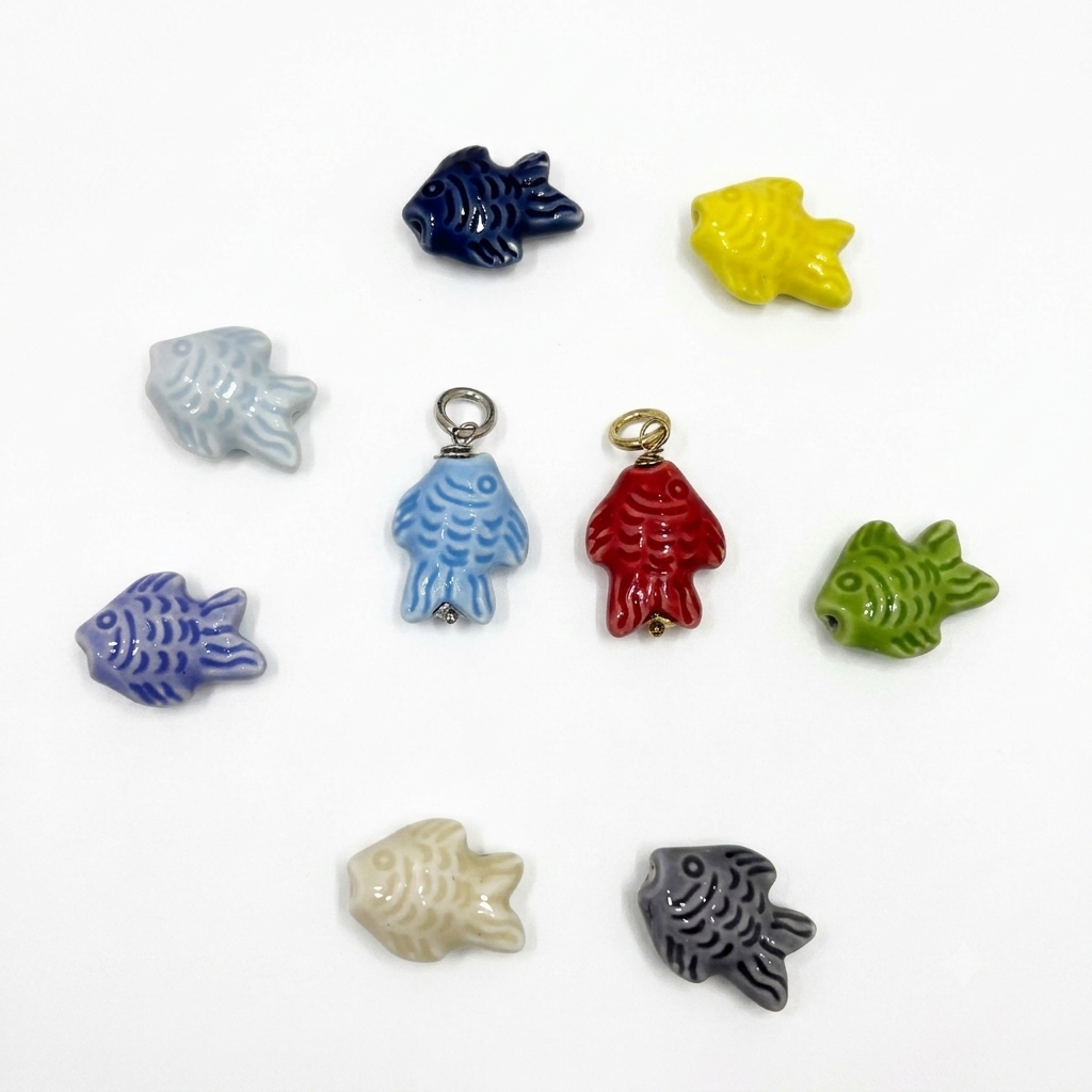 Ciondolo PESCE CERAMICA