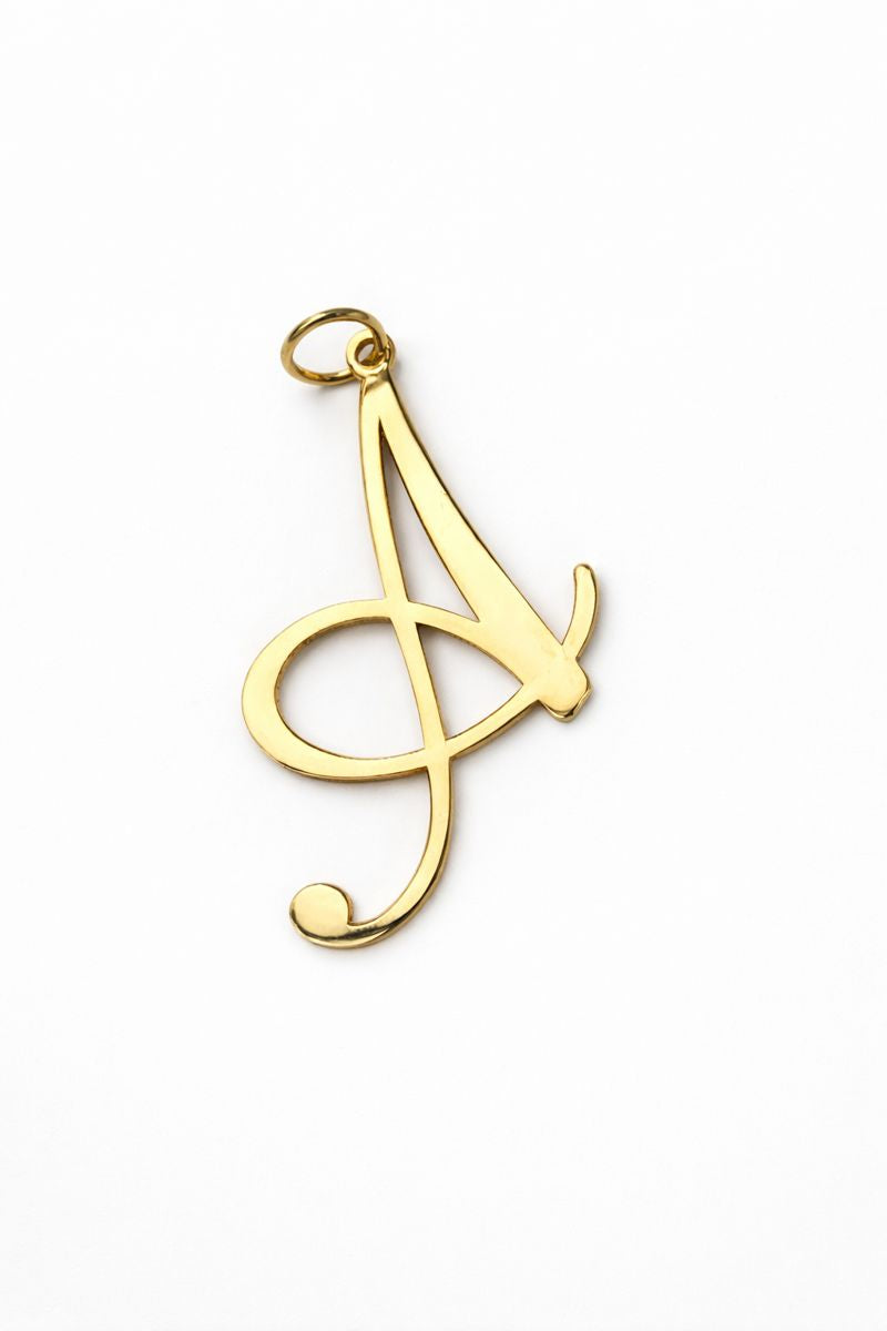 Ciondolo LETTERA A CORSIVO