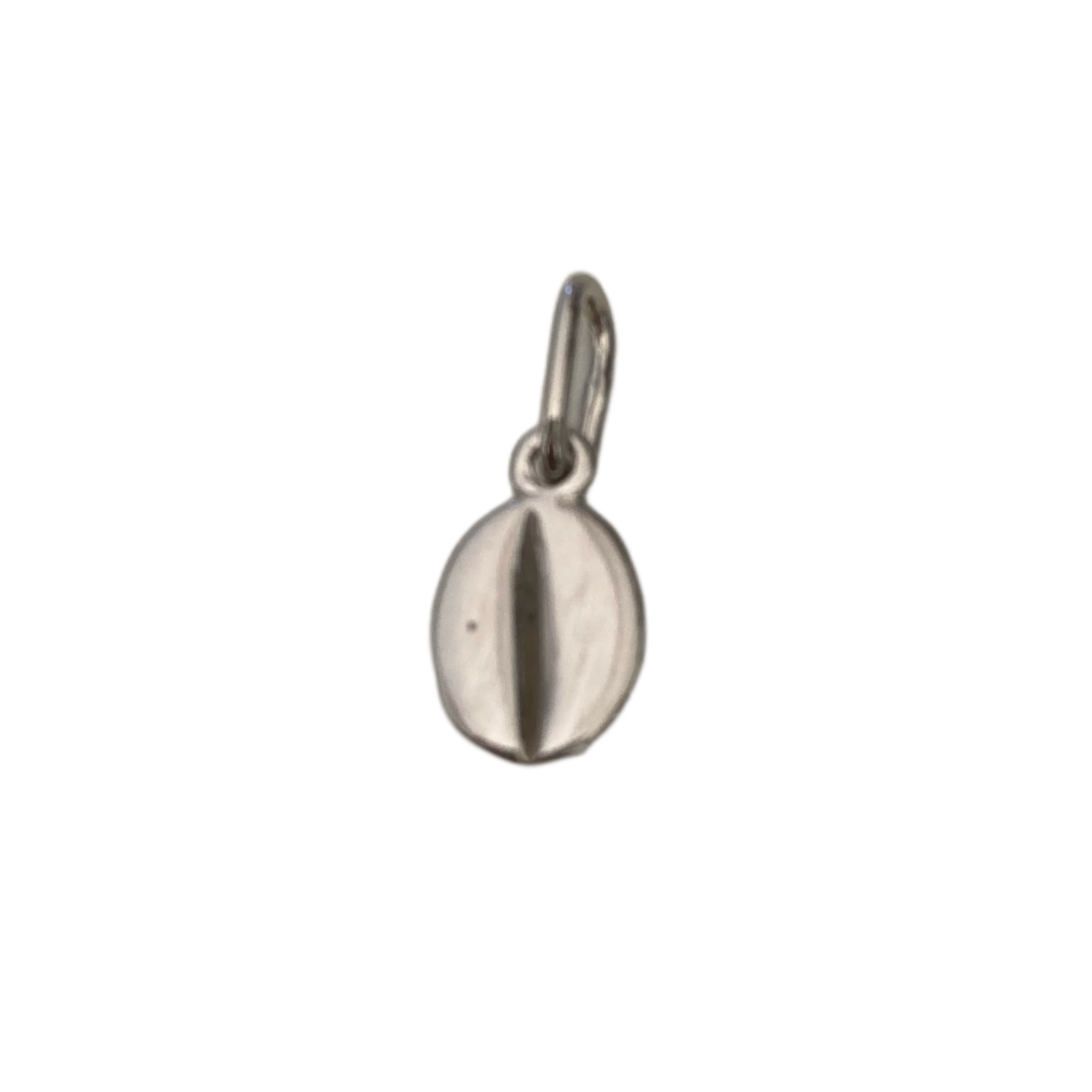 ciondolo chicco di caffè in argento 925. Rabiosajewels 