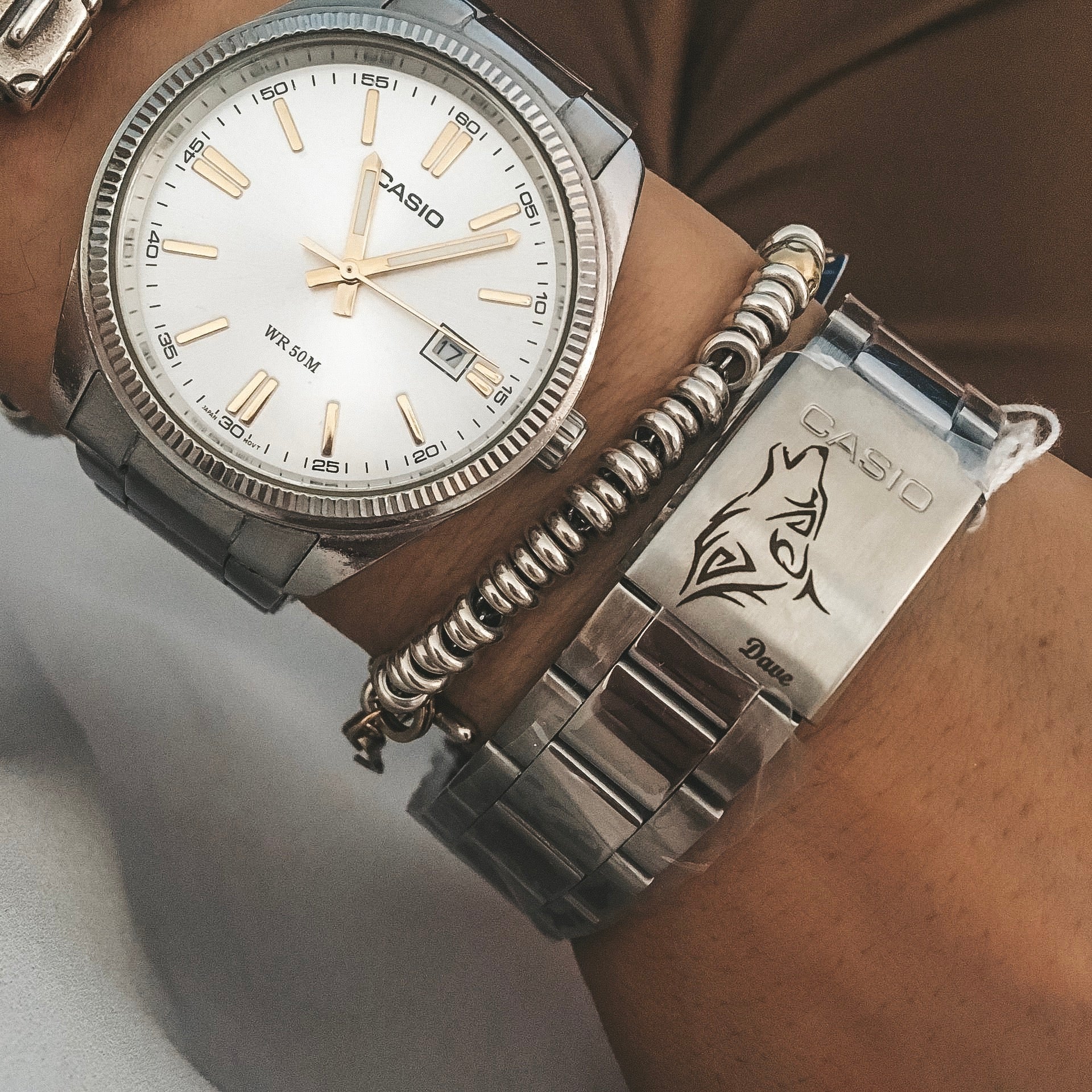 Casio SPECIAL Bianco/Gold (4159645646911)