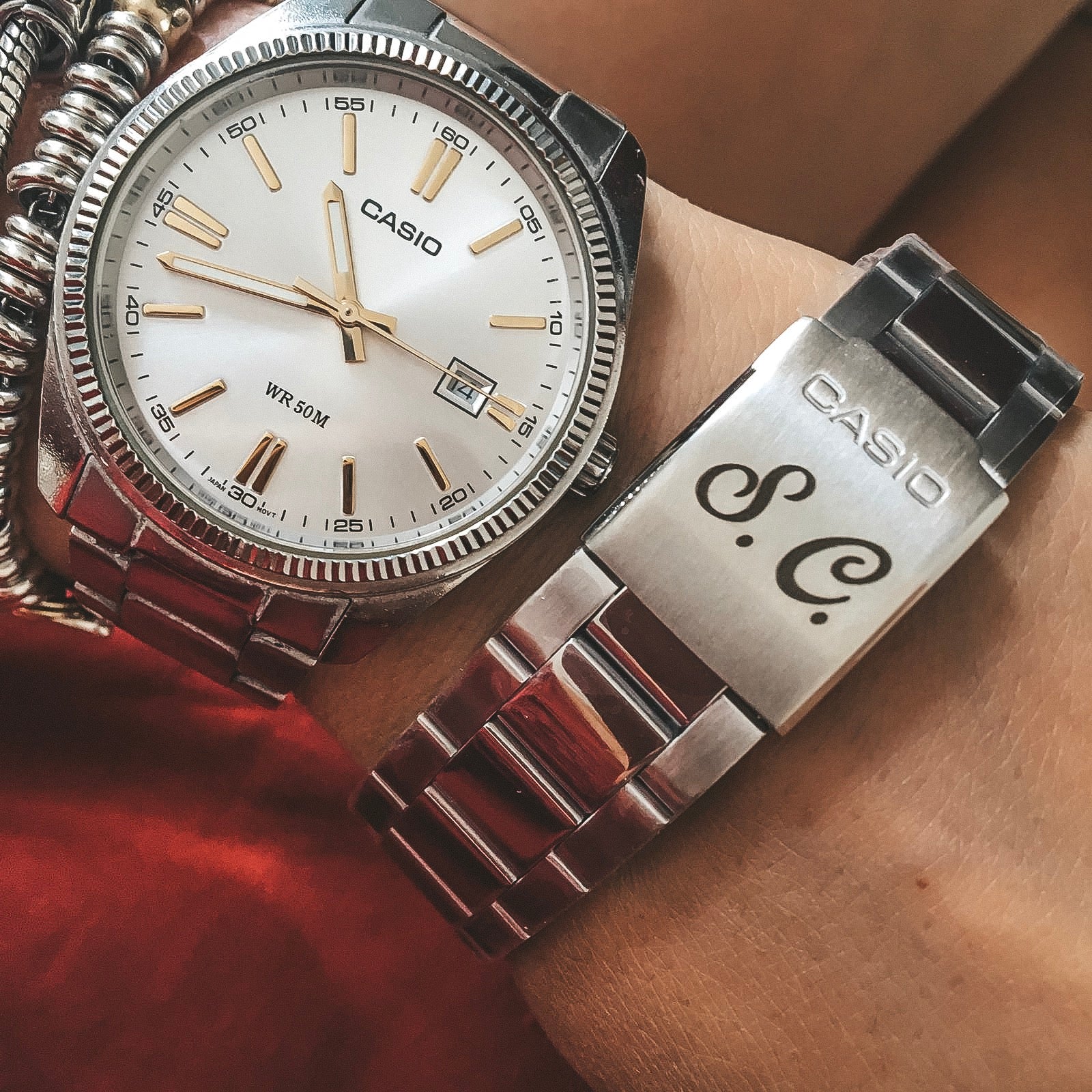 Casio SPECIAL Bianco/Gold (4159645646911)