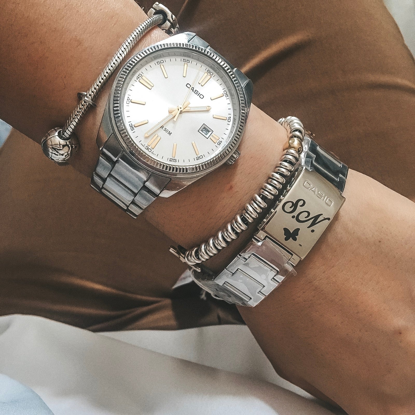 Casio SPECIAL Bianco/Gold (4159645646911)