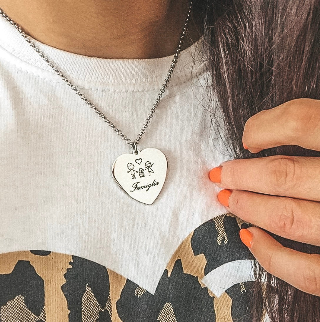 Collana CUORE ACCIAIO (4162010775615)