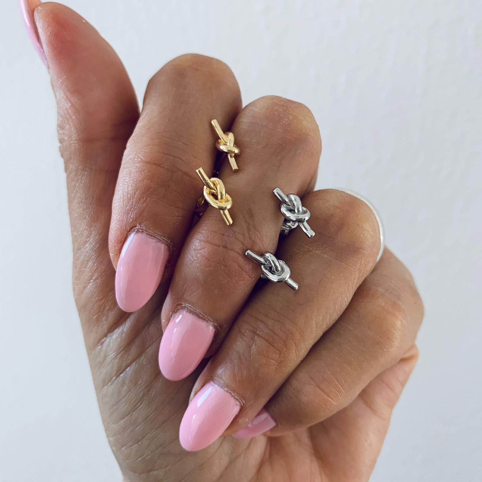 orecchini nodo in argento 925 da lobo. RabiosaJewels