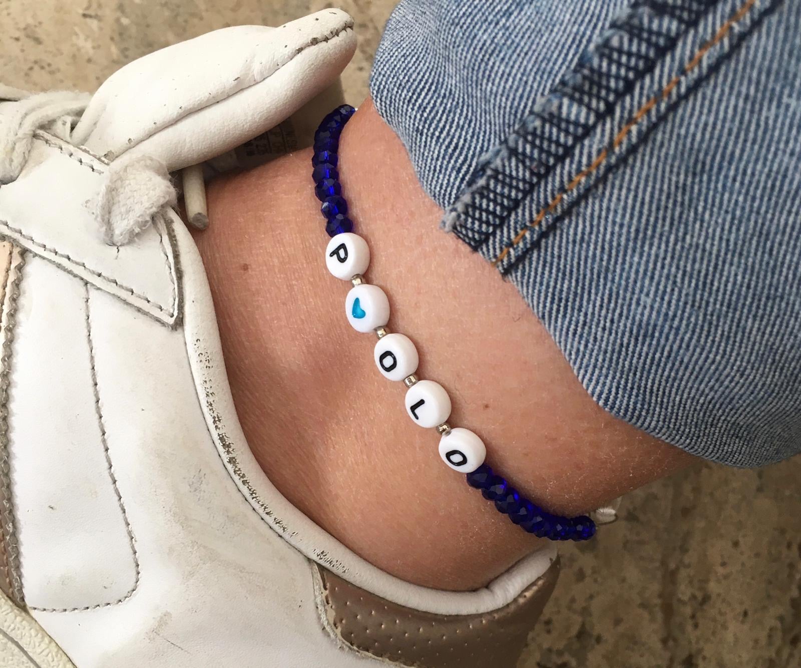 RabiosaJewels. cavigliera crystal. variante blu elettrico (4607562121279)