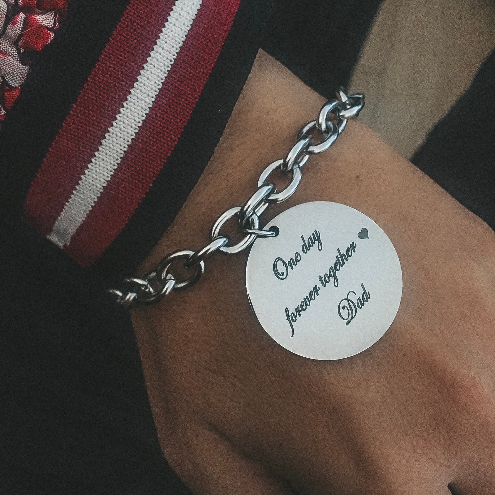 Bracciale Catena con Ciondolo PERSONALIZZATO (4167601225791)